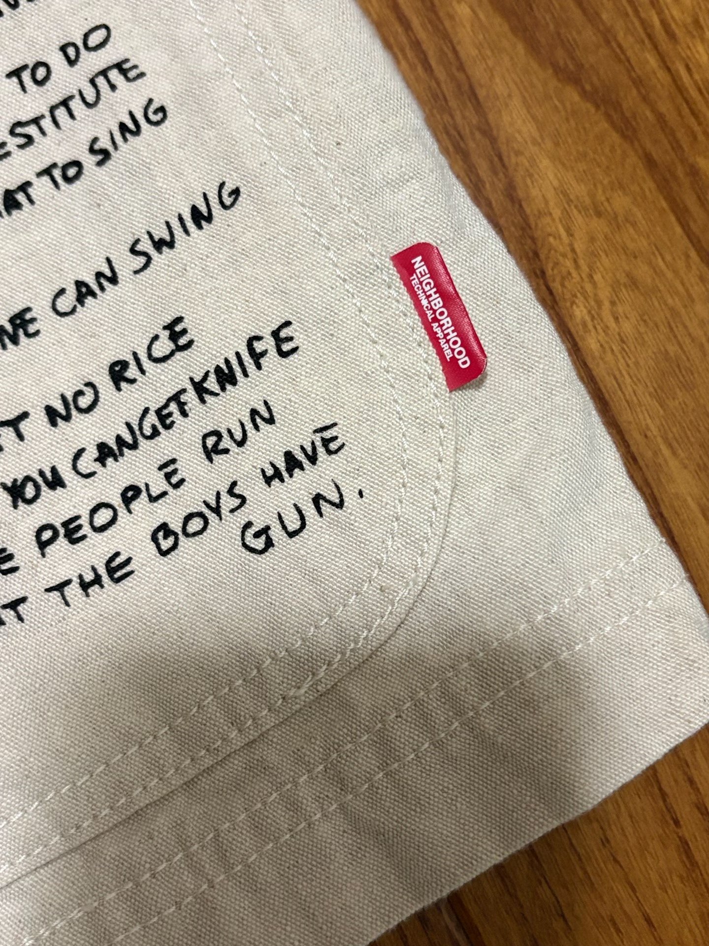 NEIGHBORHOOD Early Hand-Painted Shirt Jacket — back