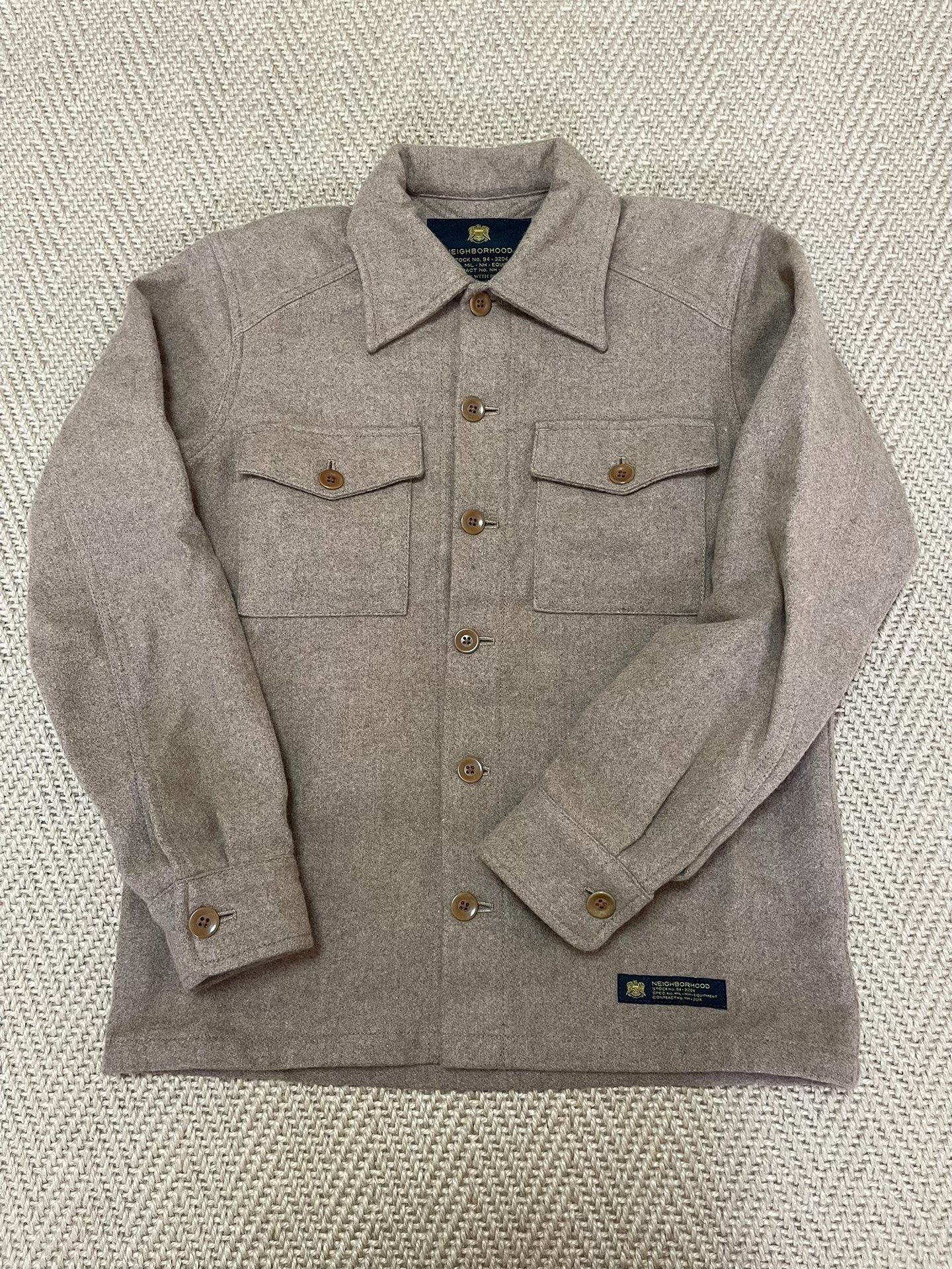 NEIGHBORHOOD CPO Two-Pocket Wool Jacket — back