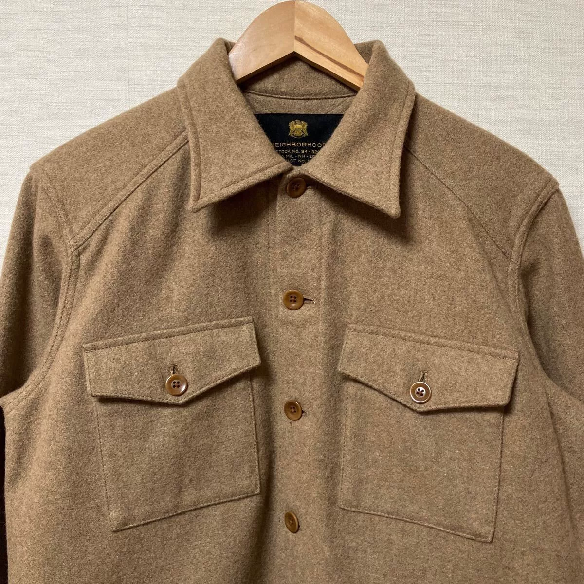 NEIGHBORHOOD CPO Two-Pocket Wool Jacket — detail