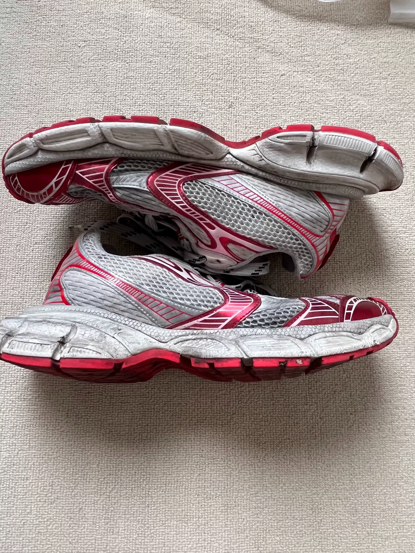 Balenciaga Distressed Low-Top Mesh Dad Shoes