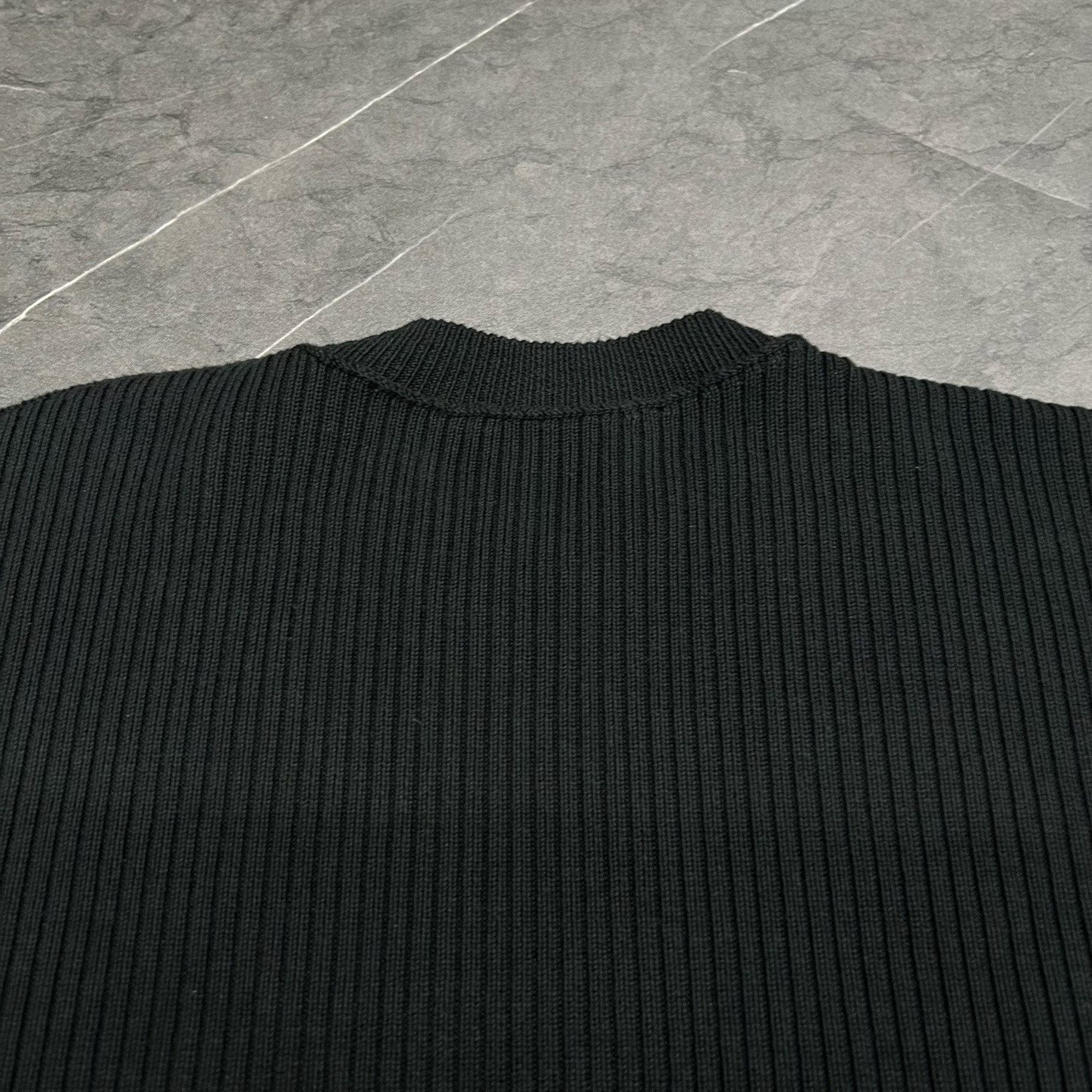 Balenciaga 25 New Patch Letter Knit Sweater — label