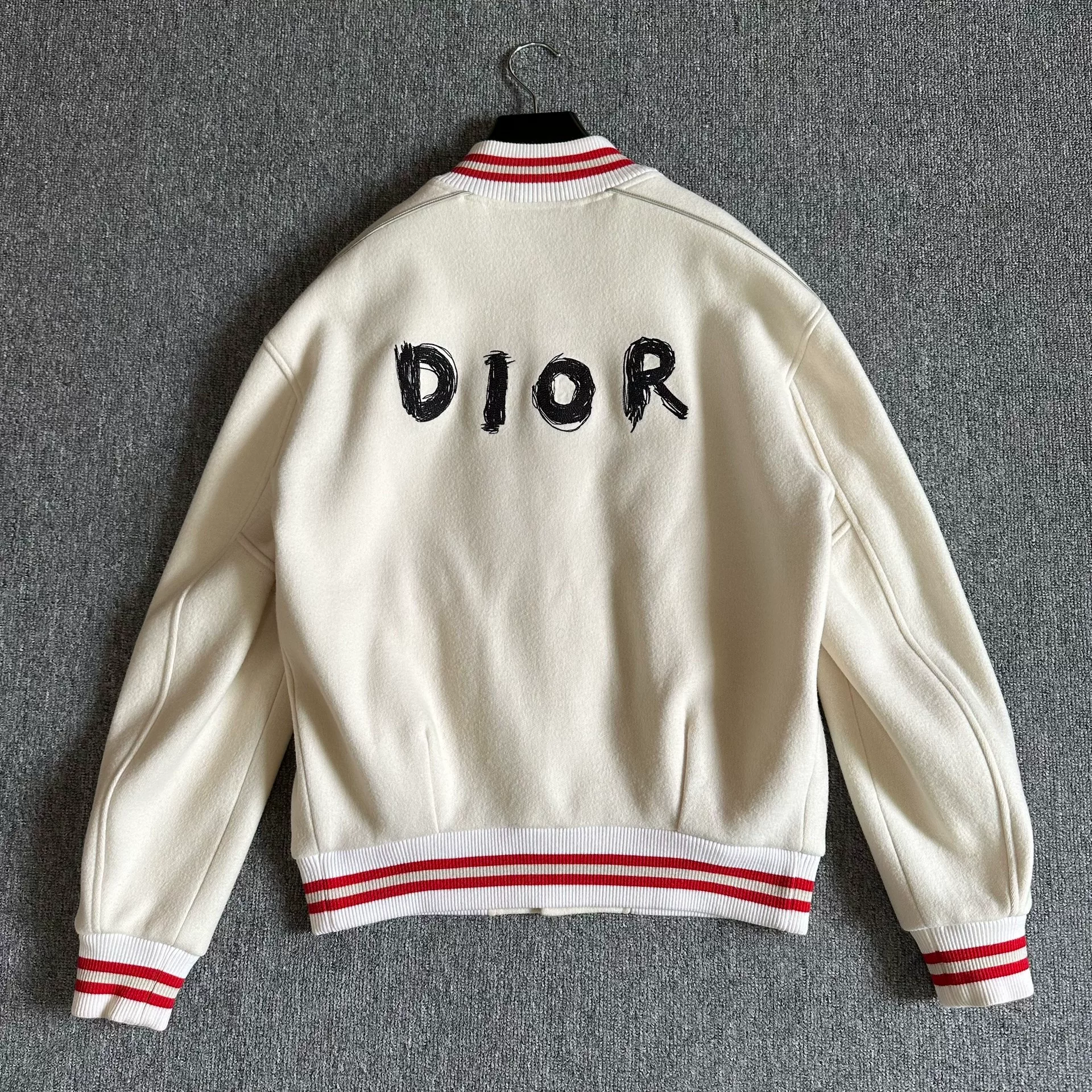 Dior Dragon Year Limited Baseball Jacket — detail
