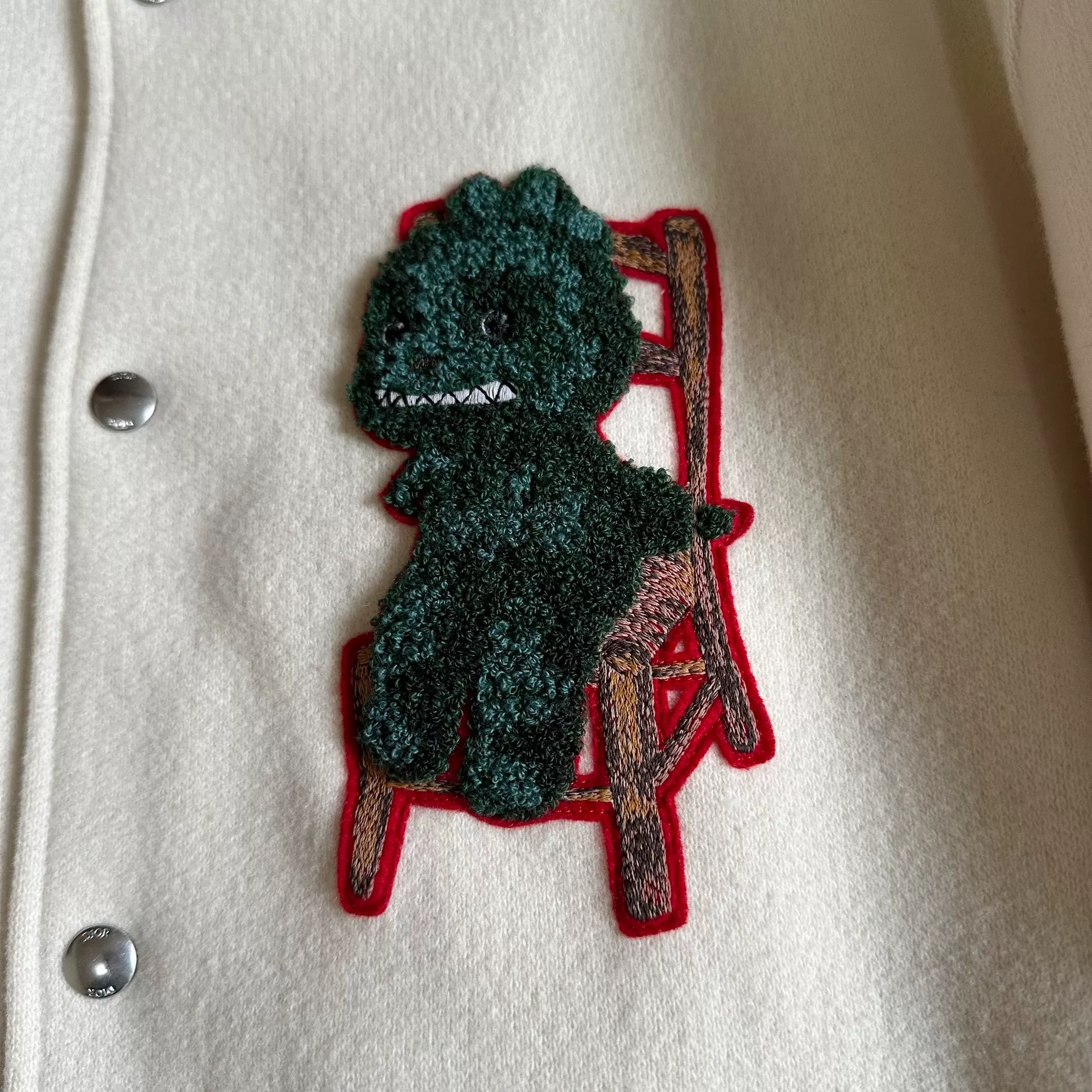 Dior Dragon Year Limited Baseball Jacket — front