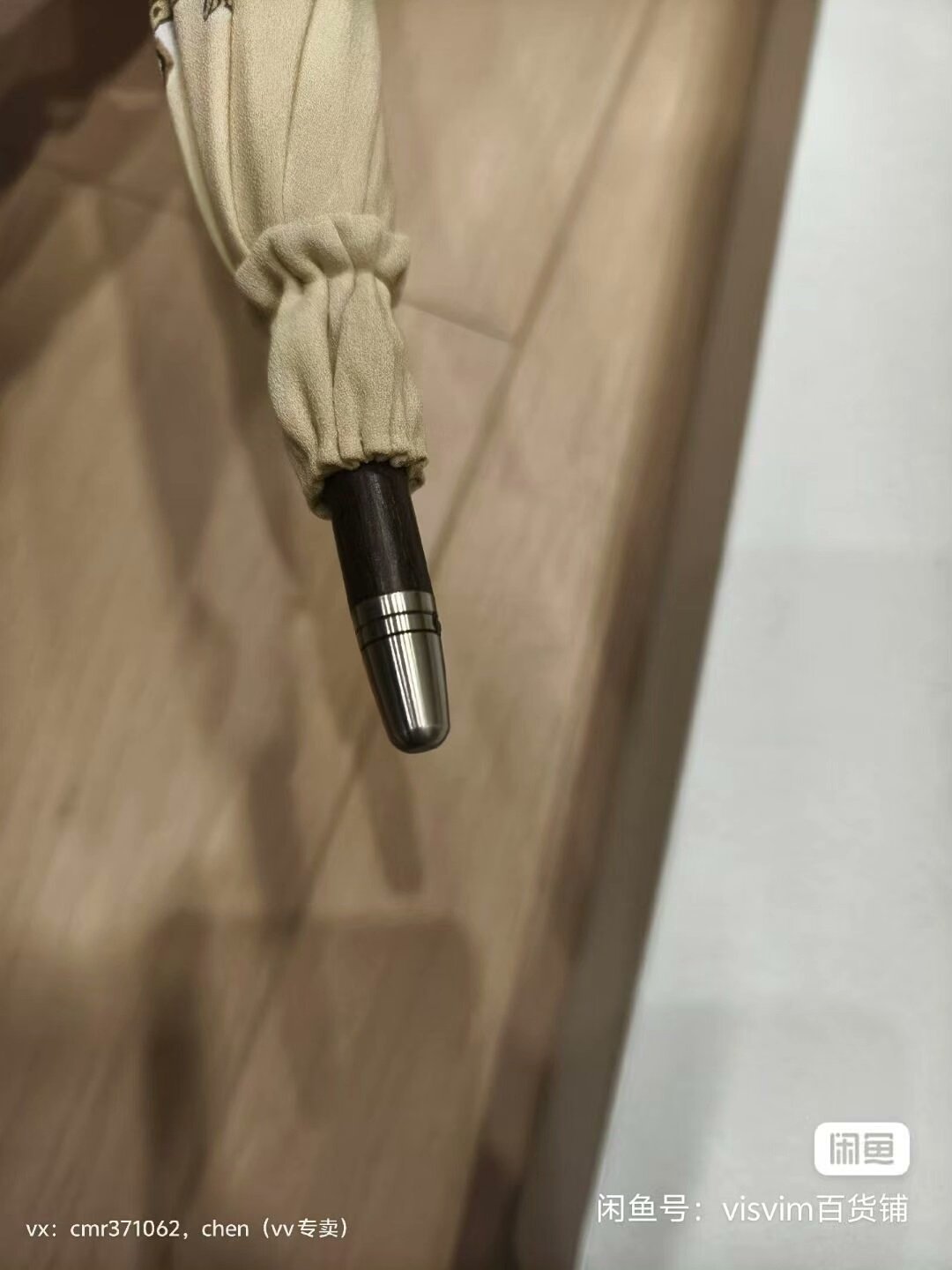 VISVIM 24SS Tiger Motif Silk Parasol — back