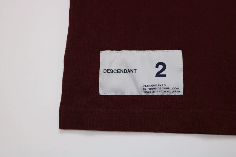 Descendant Puba Long-Sleeve Polo 20SS — back