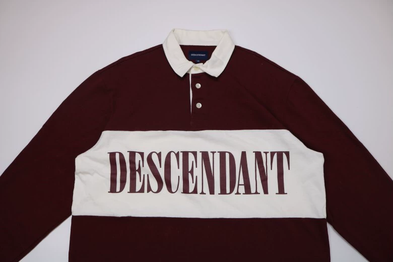 Descendant Puba Long-Sleeve Polo 20SS — front