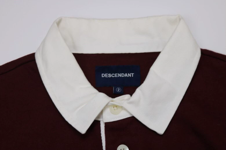 Descendant Puba Long-Sleeve Polo 20SS — detail