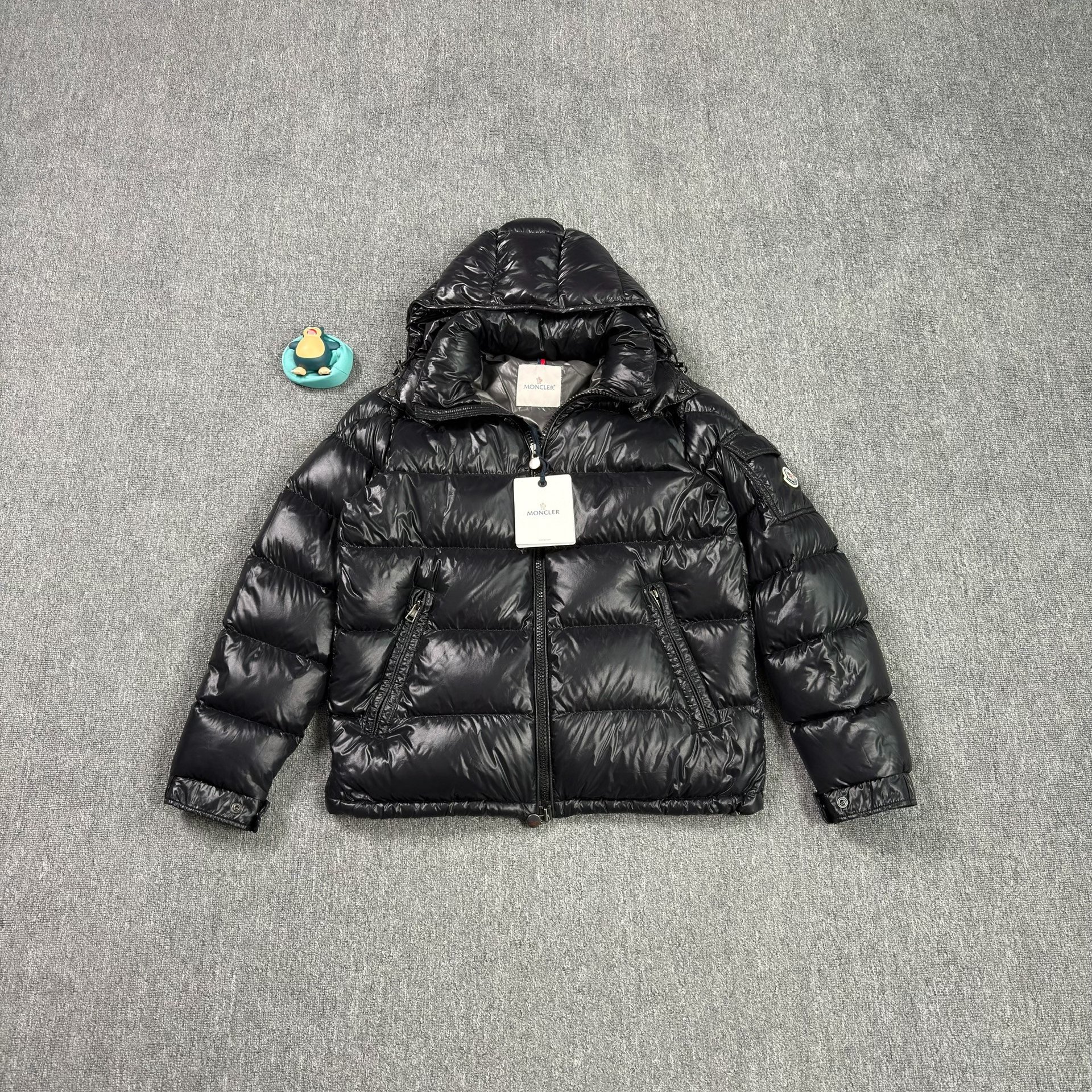 Moncler Maya Black Puffy Down Jacket