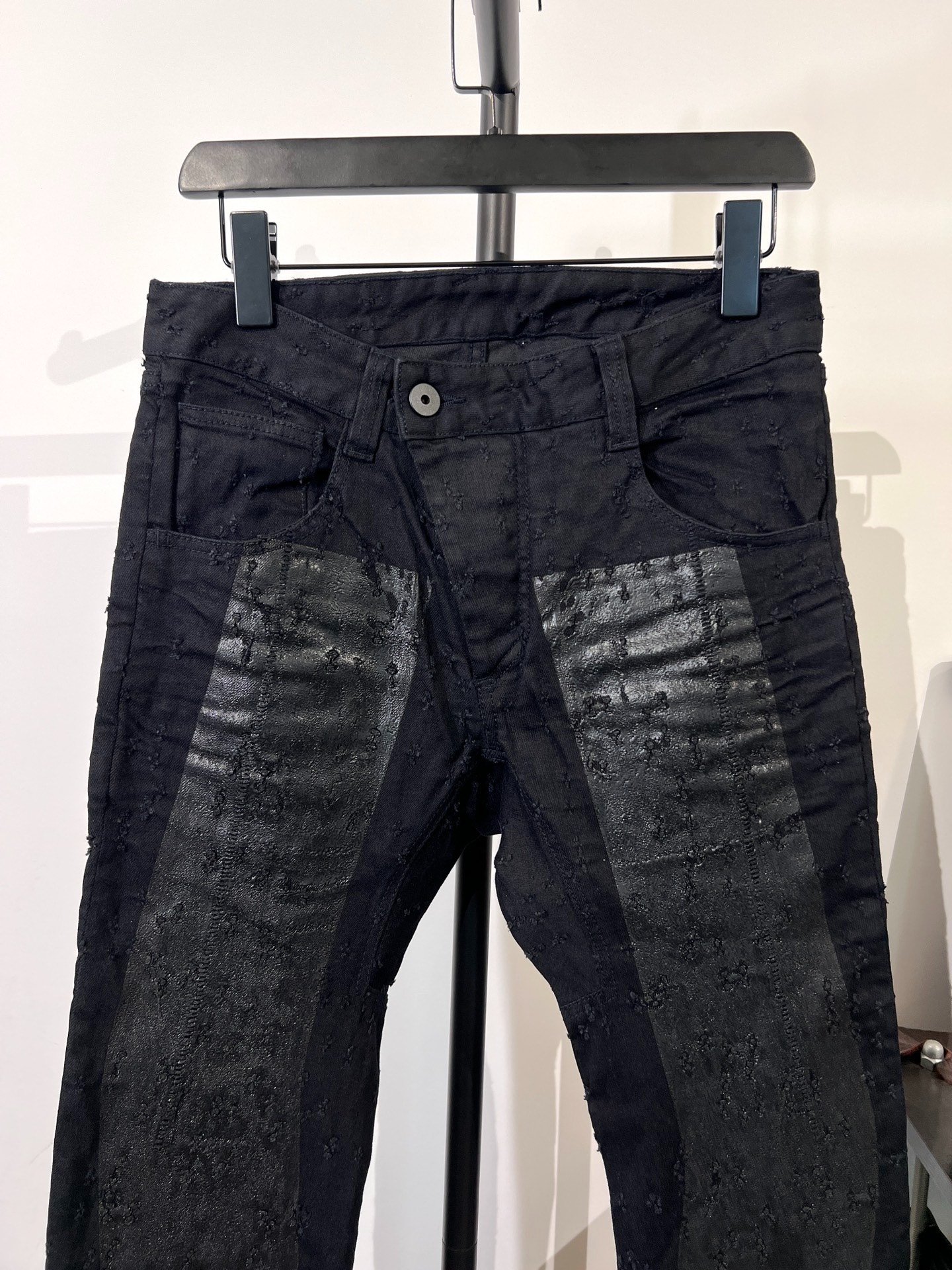 Boris Bidjan Saberi 11by bbs P1 Curved Denim Pants — back