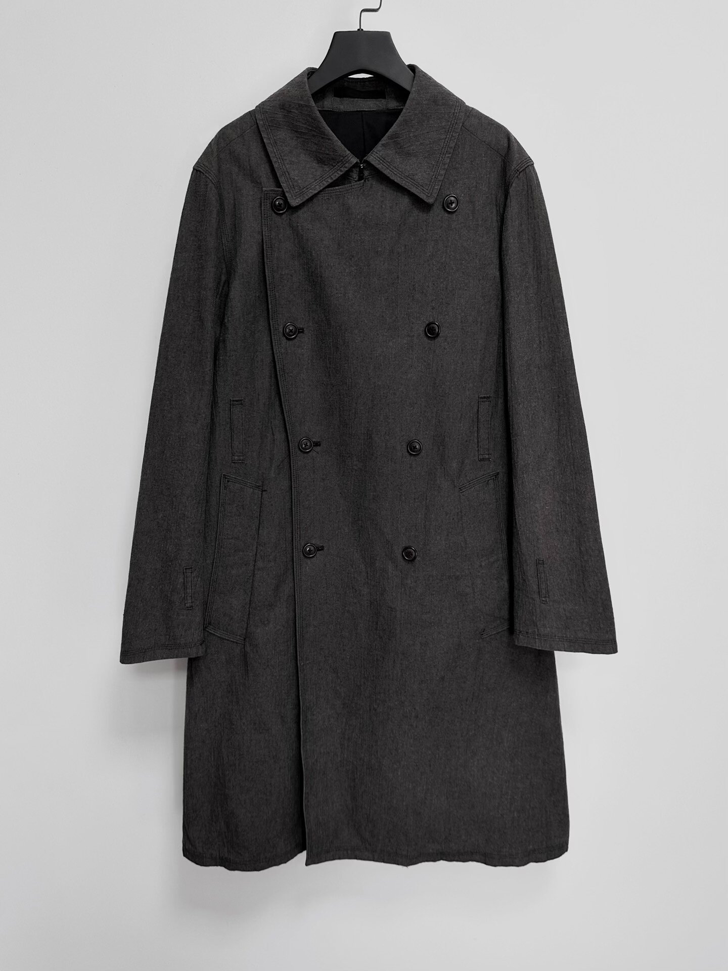 Arts&Science Double-Breasted Cotton Coat — front