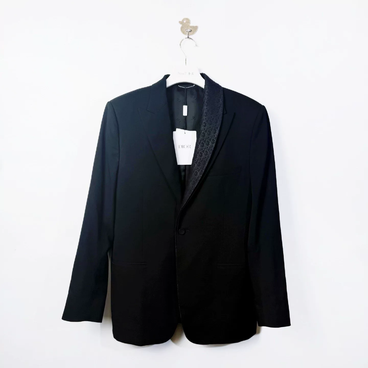 Dior New Double Collar Logo Wool Blazer