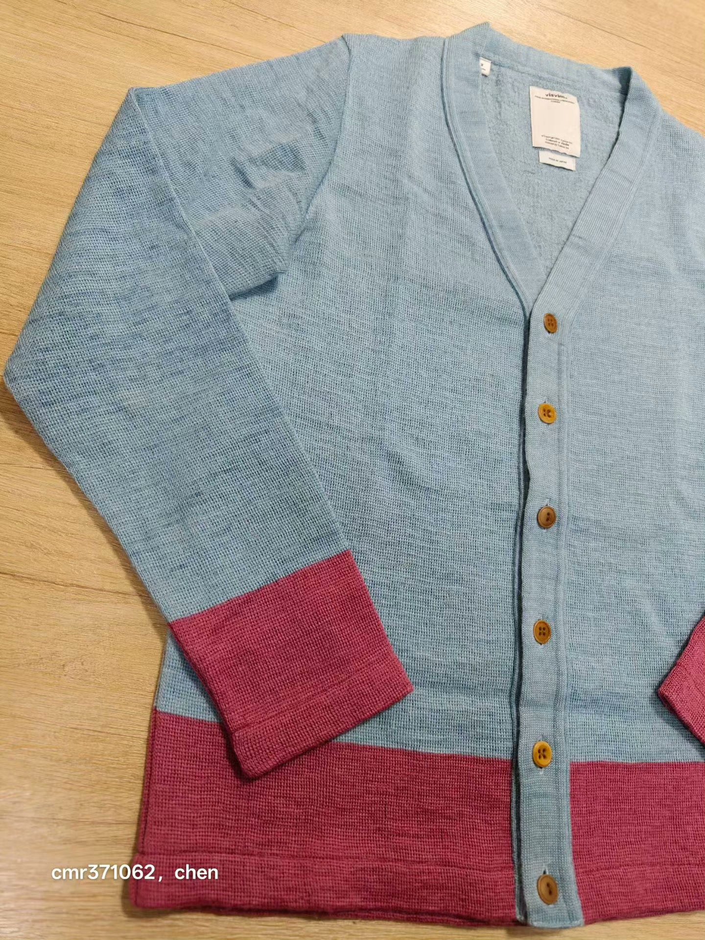 visvim 15AW Longsleeve Knit Cardigan — label