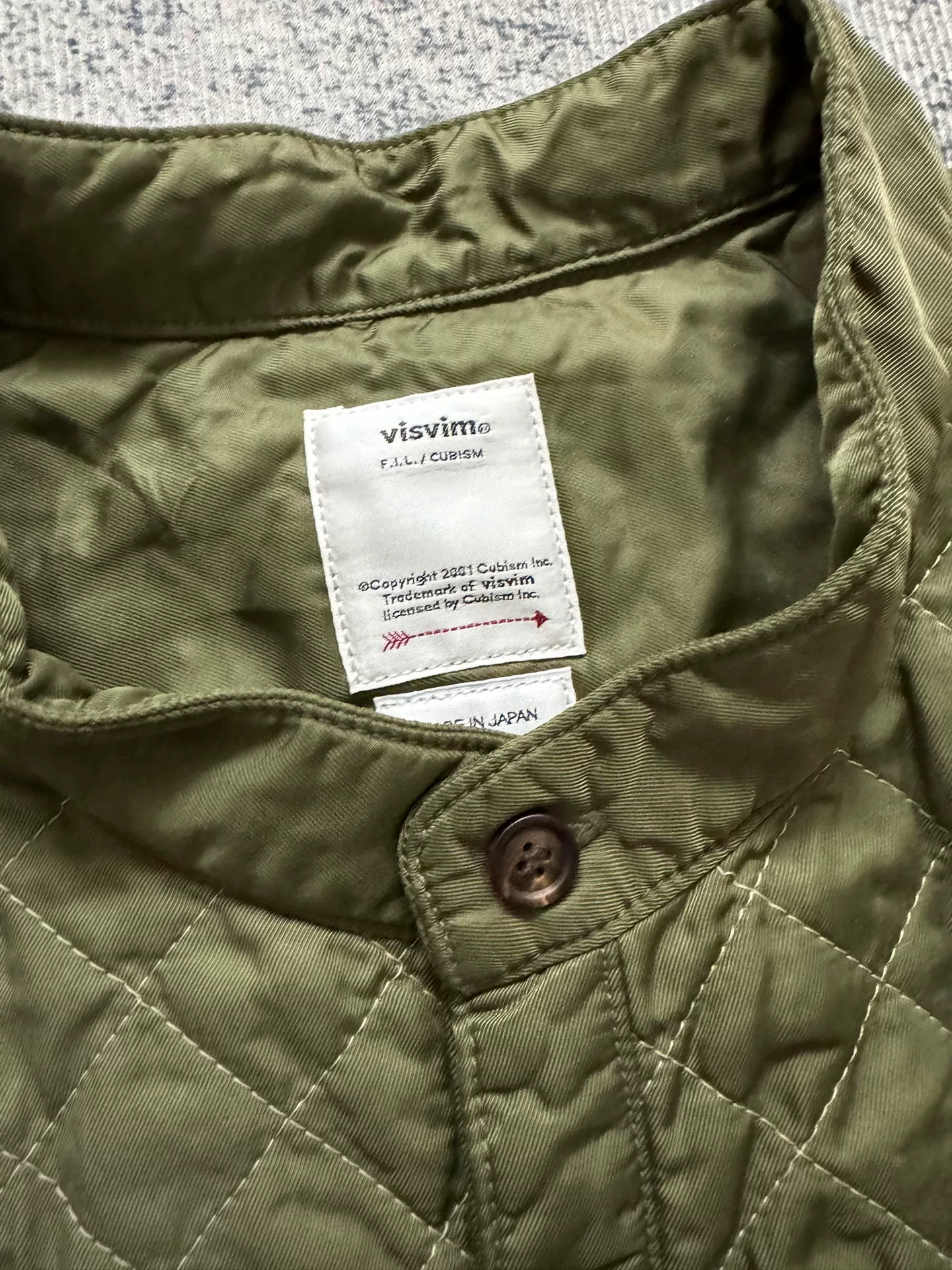 VISVIM 23AW QUILTED PALMER SHIRT L/S — front