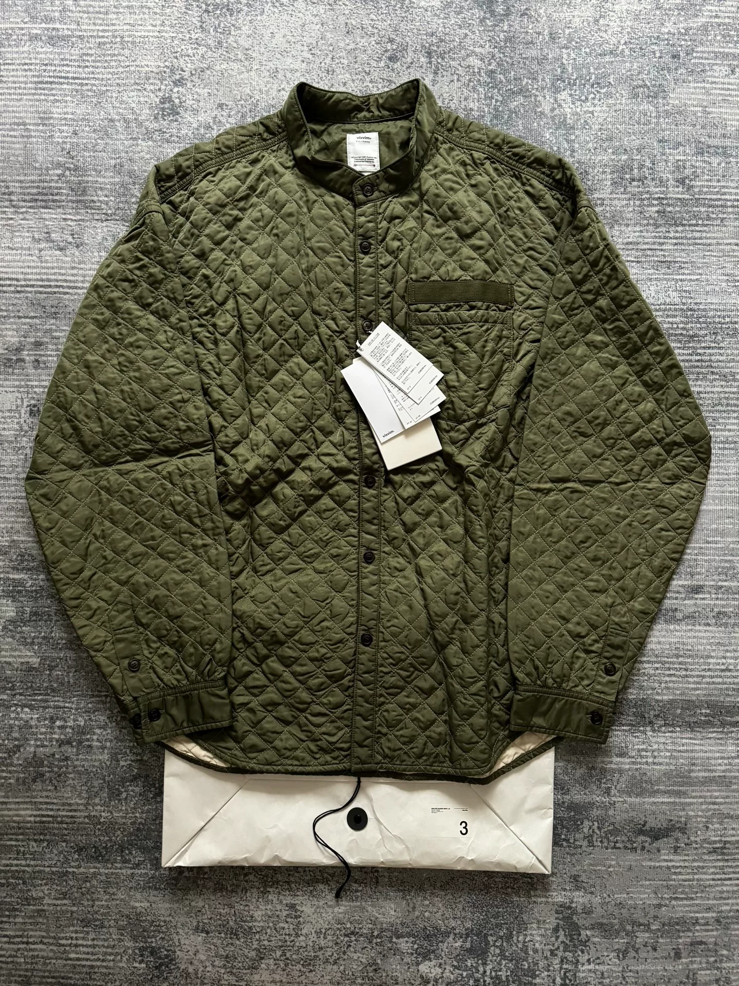 VISVIM 23AW QUILTED PALMER SHIRT L/S