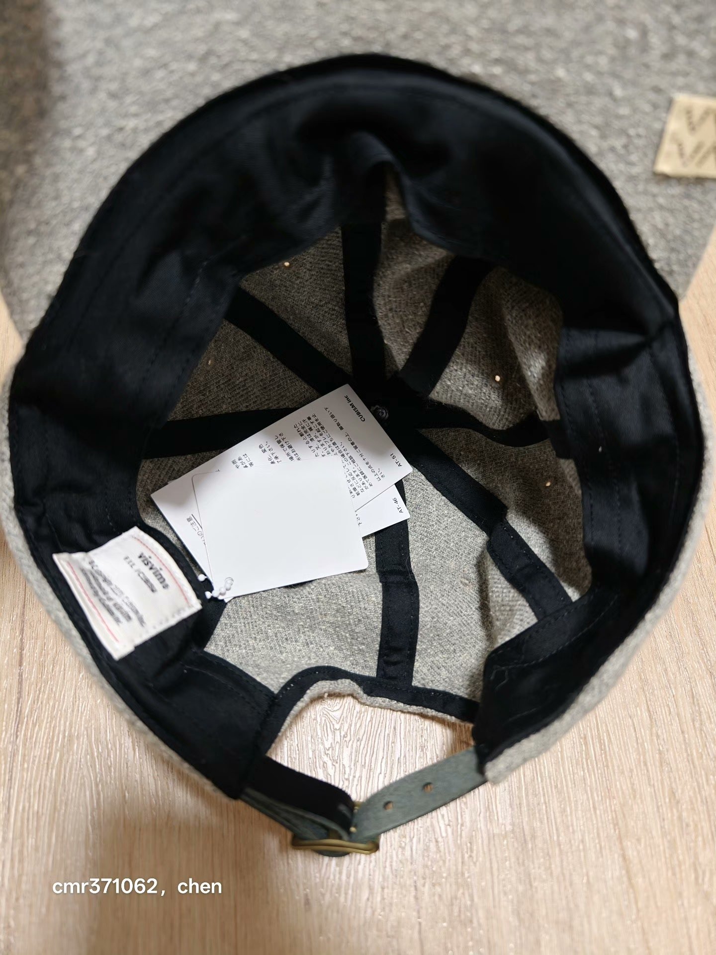 VISVIM 18SS SPOT EXCELSIOR CAP — back