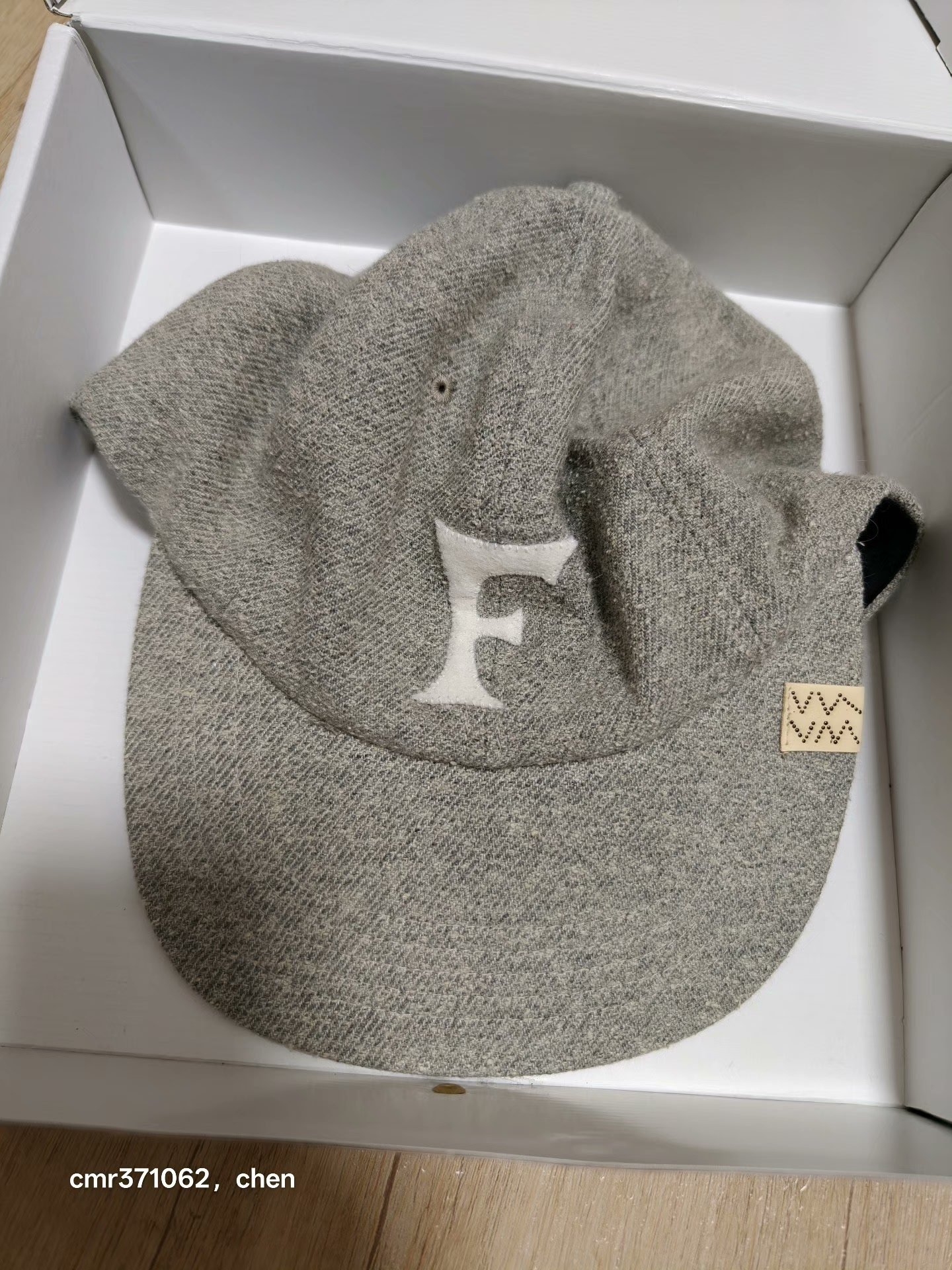 VISVIM 18SS SPOT EXCELSIOR CAP — label