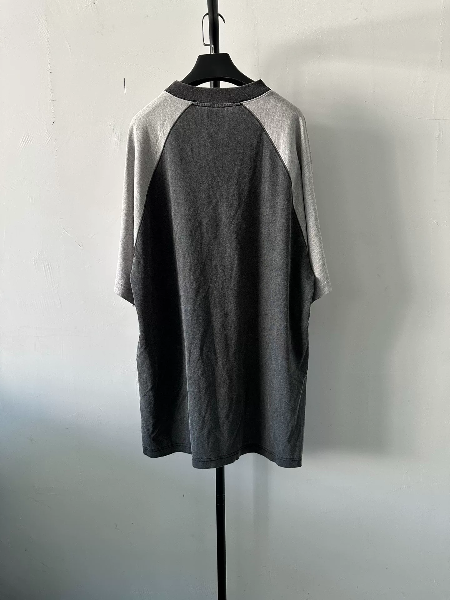 Balenciaga Logo Raglan Sleeve T-Shirt — front