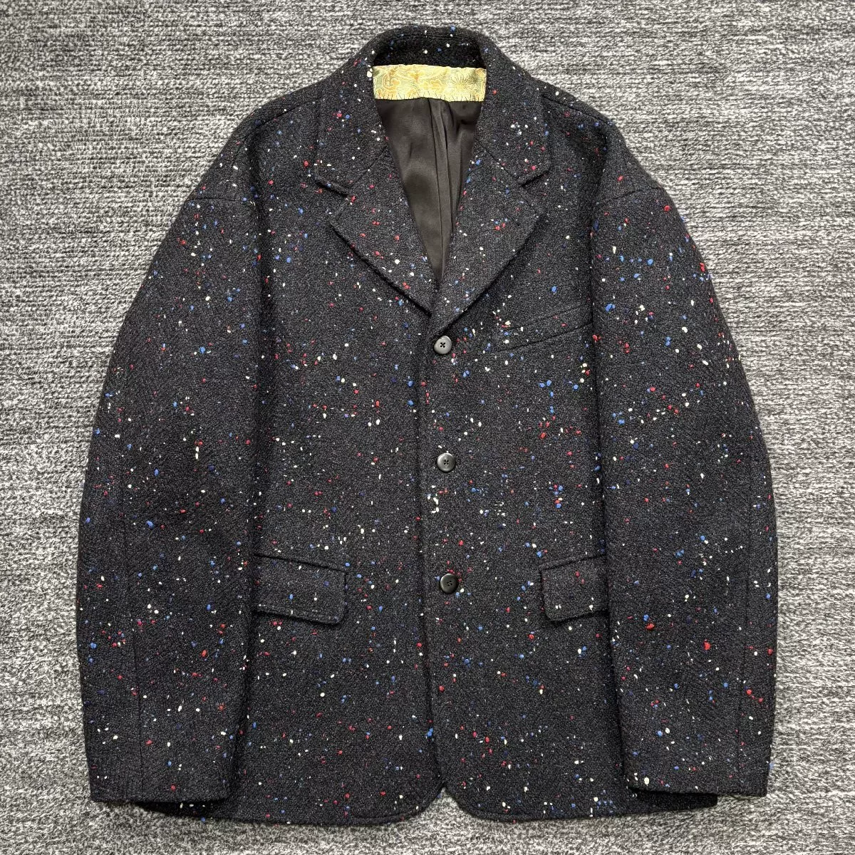 visvim MUFFERAW JKT 23aw CUBISM