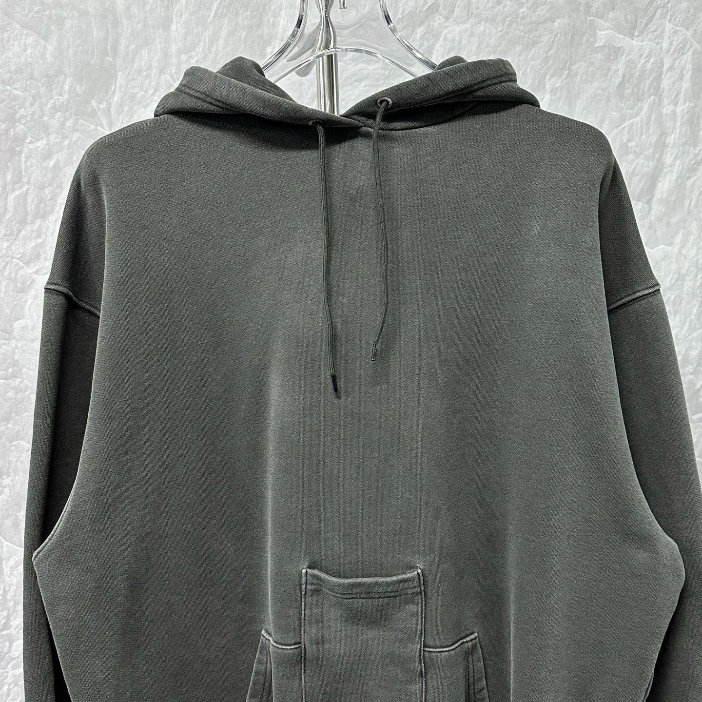 Balenciaga Back Logo Print Hoodie — front
