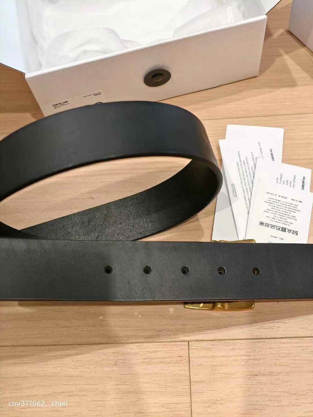 VISVIM 24AW PLAIN BELT 40MM — detail