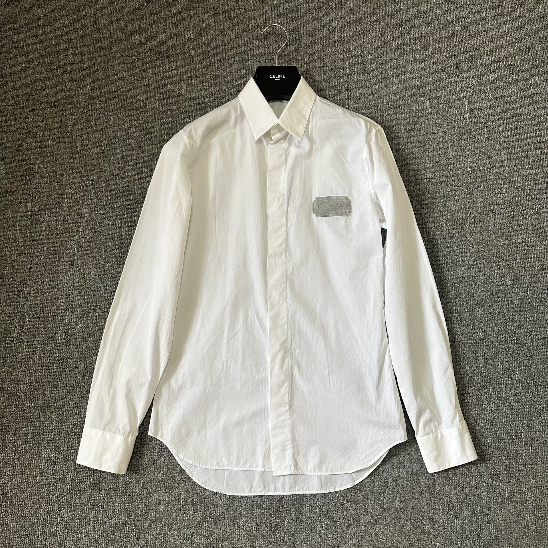 Dior 23SS Logo White Button-Up Shirt