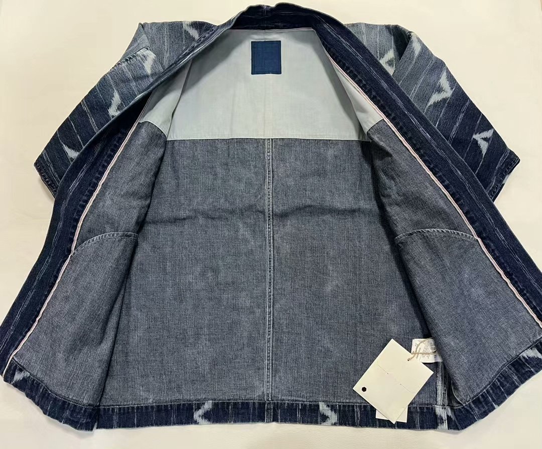 VISVIM 22 ICT SS HAPPI WABASH DMGD — label