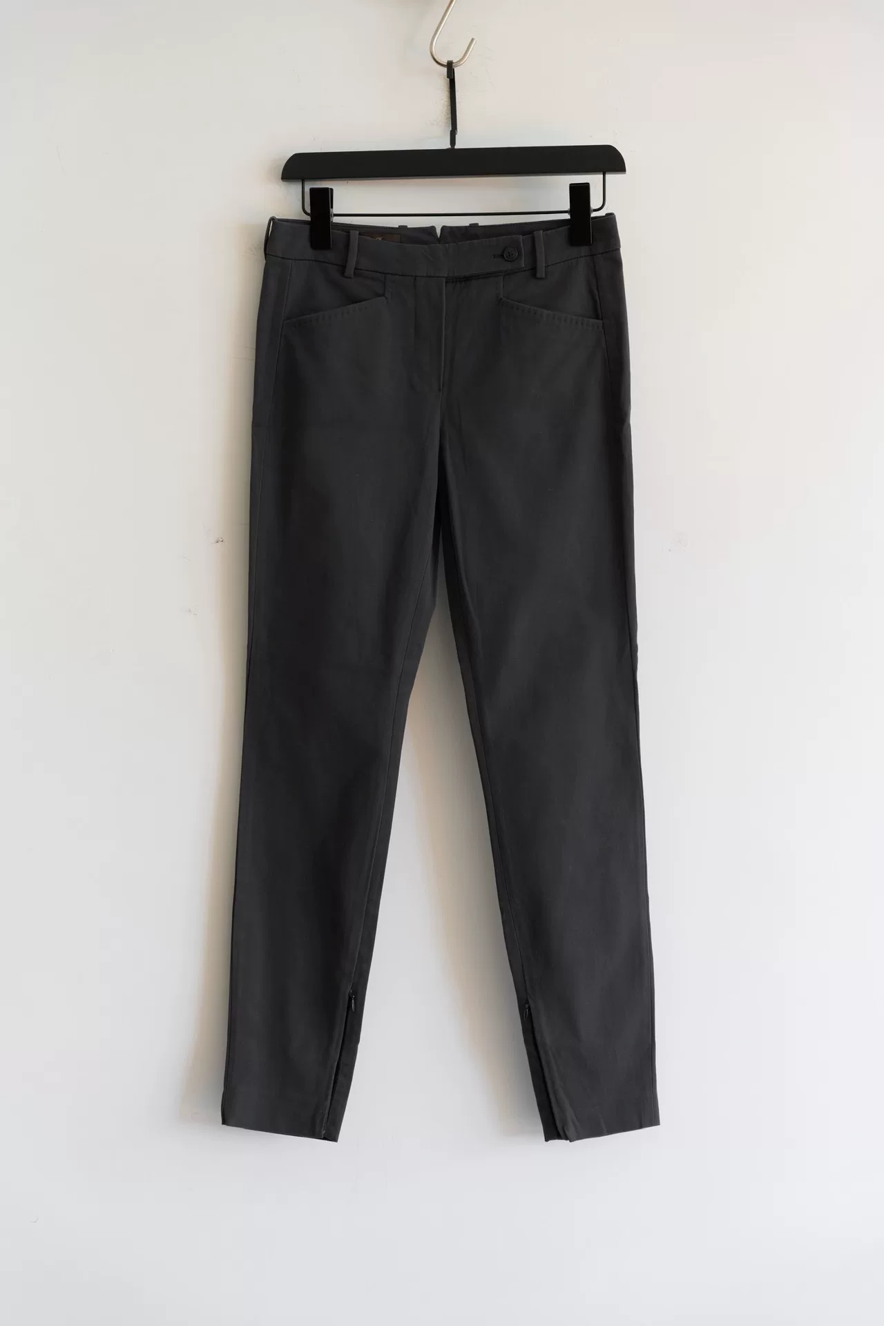 Loro Piana Italian Waist Zipper Cuff Trousers