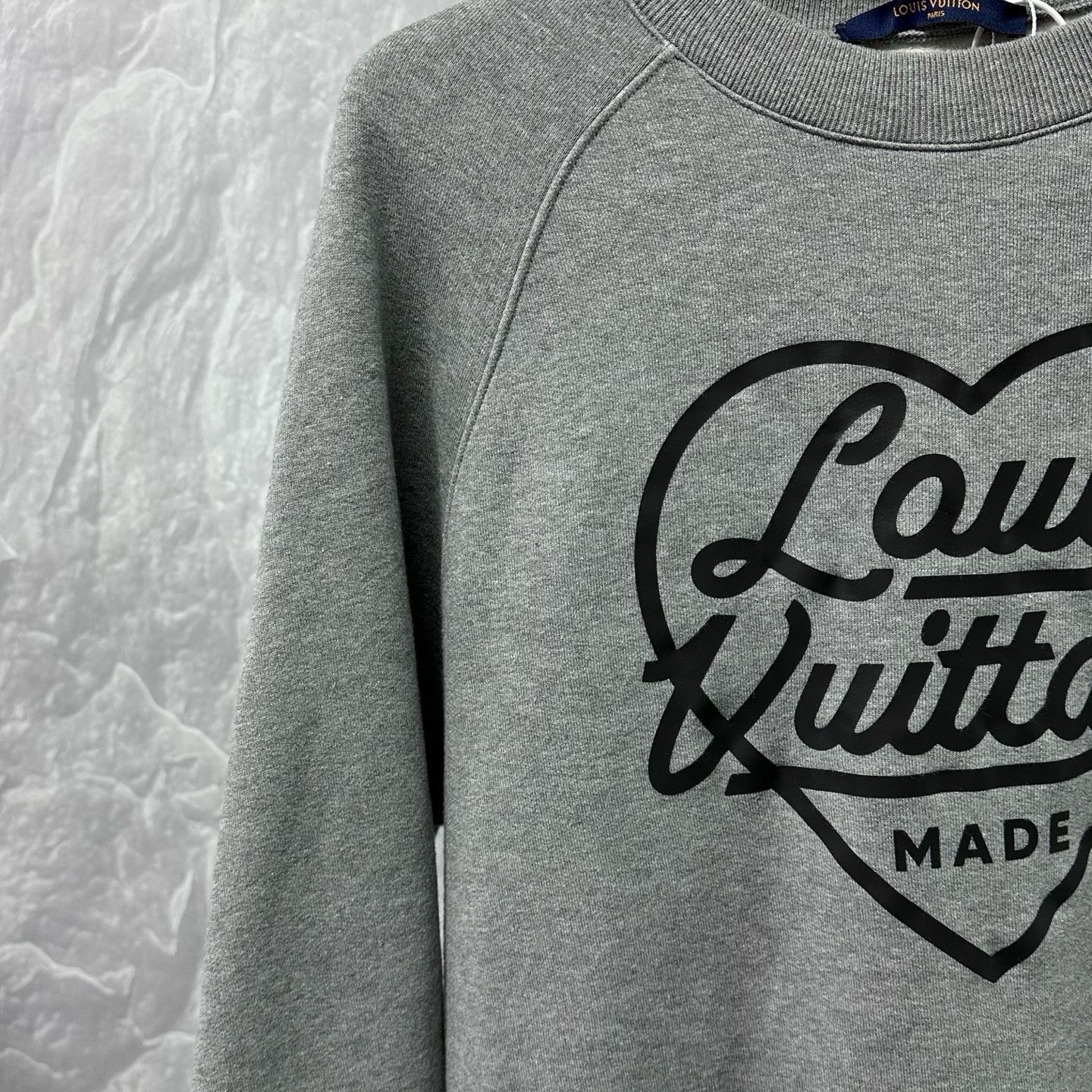 Louis Vuitton Nigo Heart Print Sweatshirt — detail