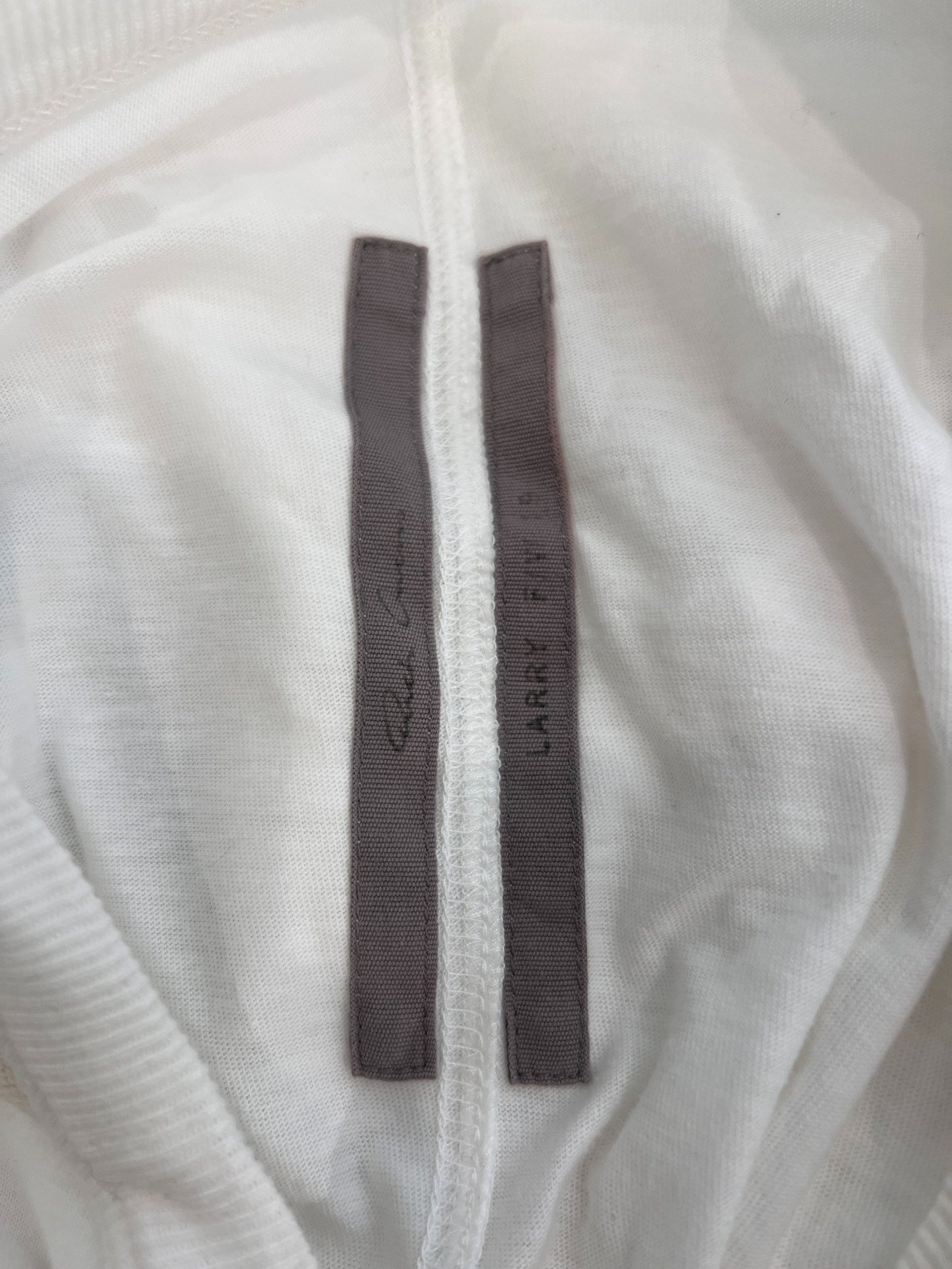 Rick Owens Iron Ring Long Sleeve Top — back