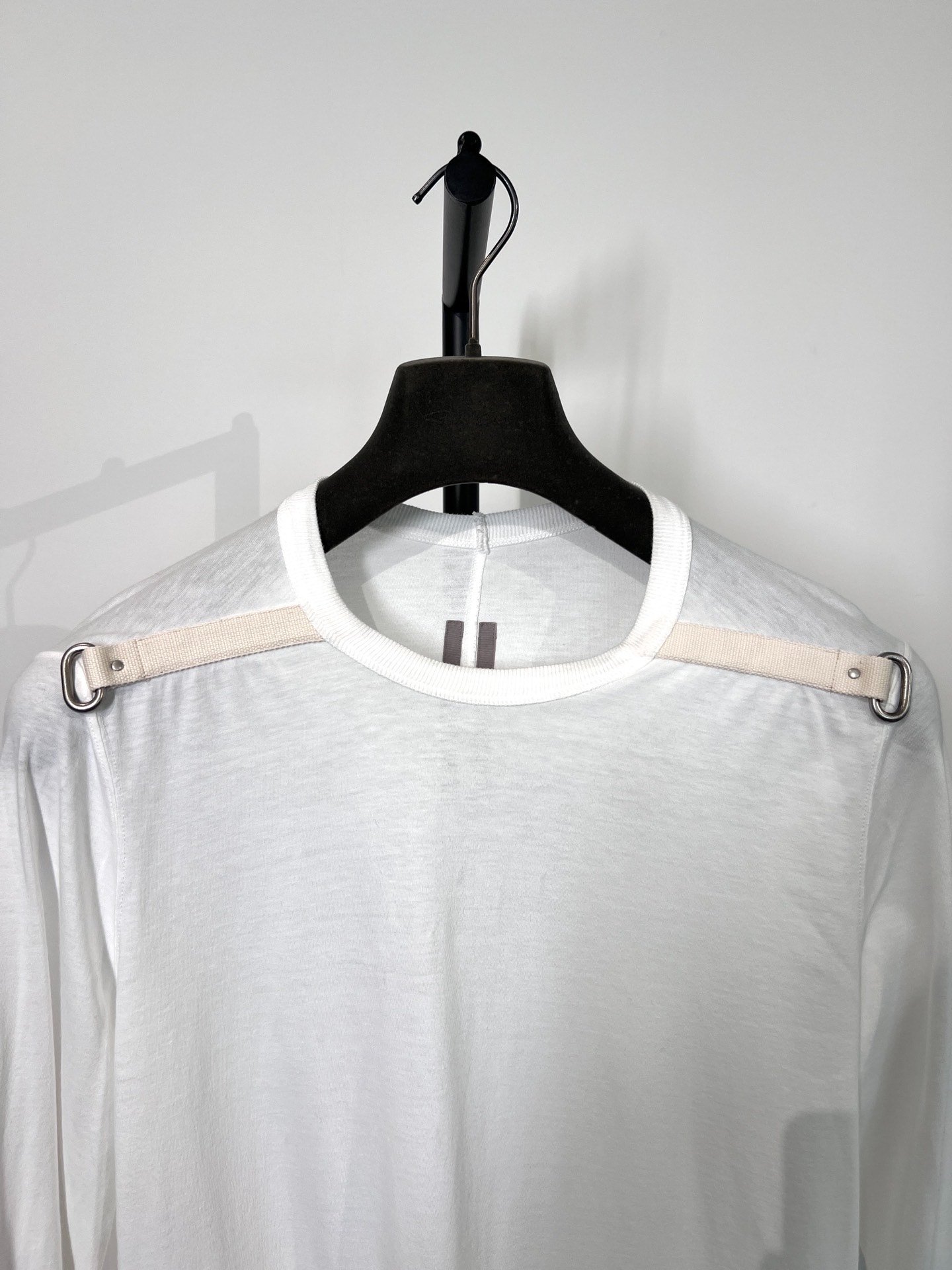 Rick Owens Iron Ring Long Sleeve Top — detail