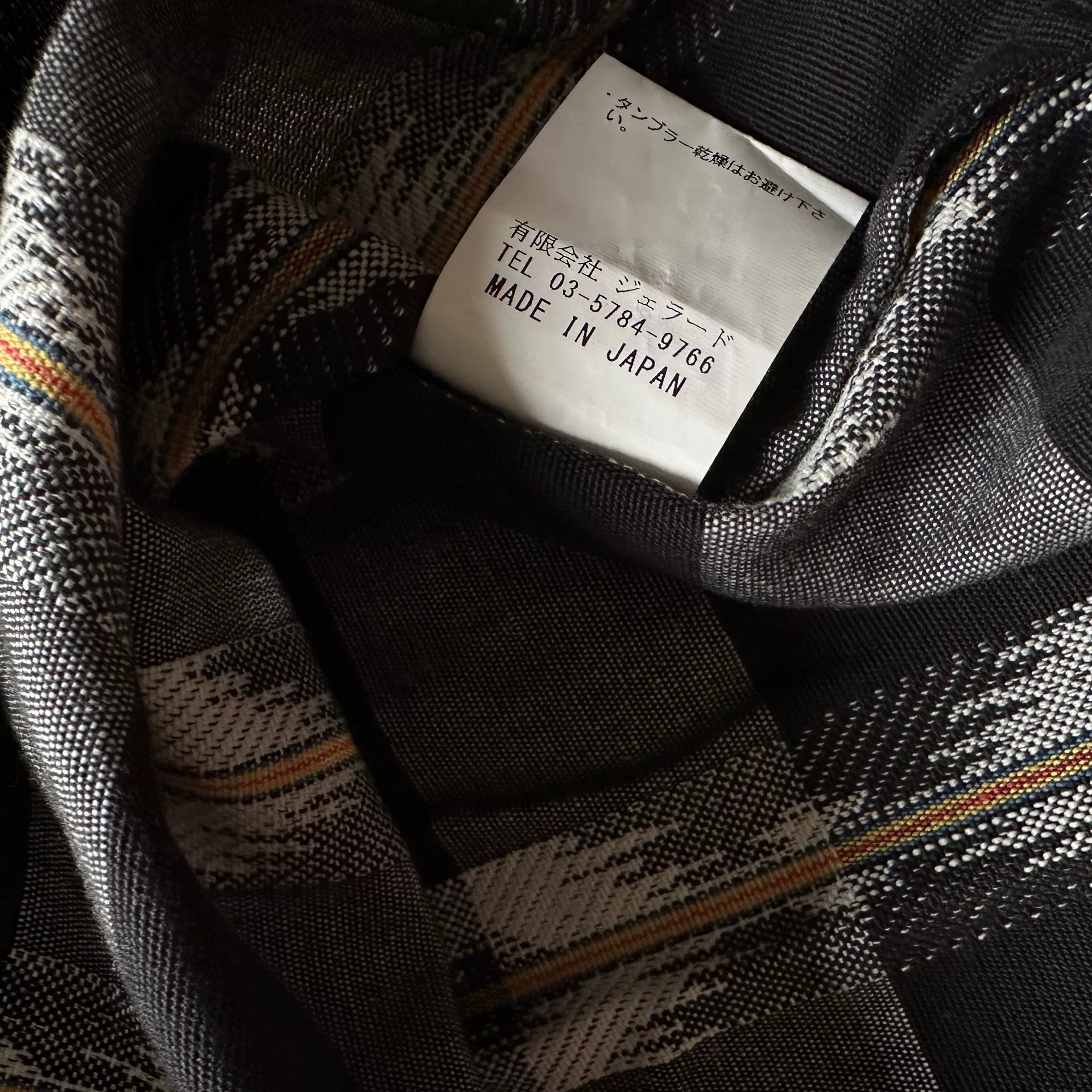 JELADO Vintage Long-Sleeve Shirt L — label