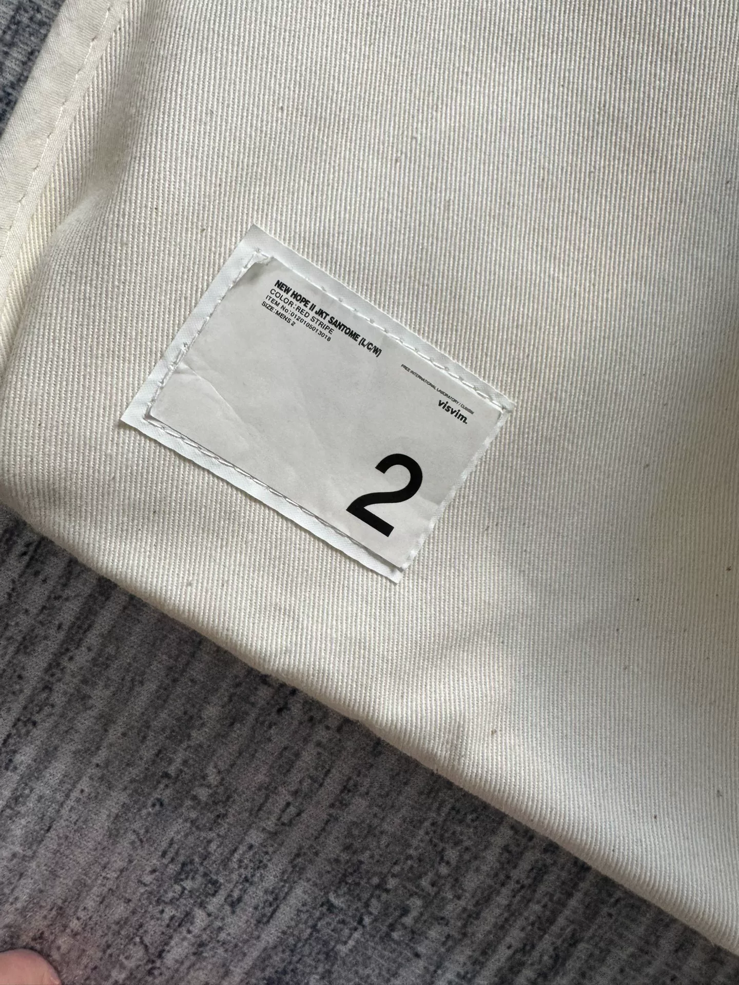 VISVIM 20SS NEW HOPE II JKT — back