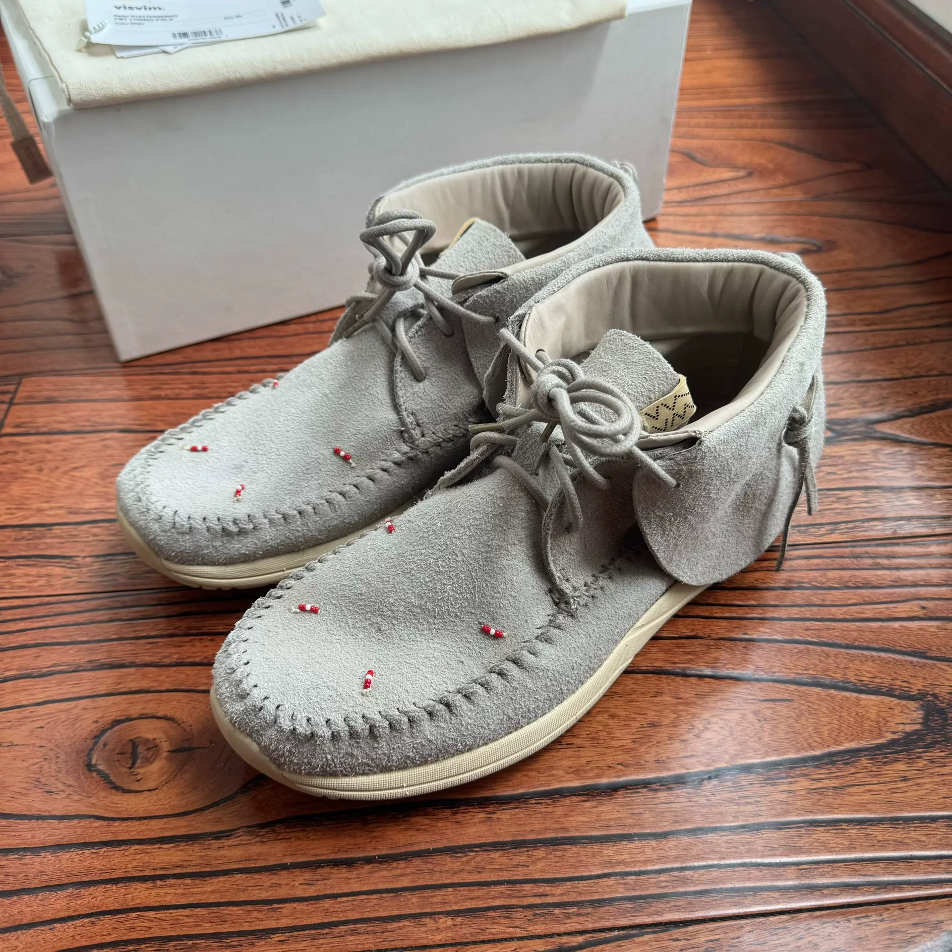 Visvim 23ss FBT Lhamo Folk Casual Shoes