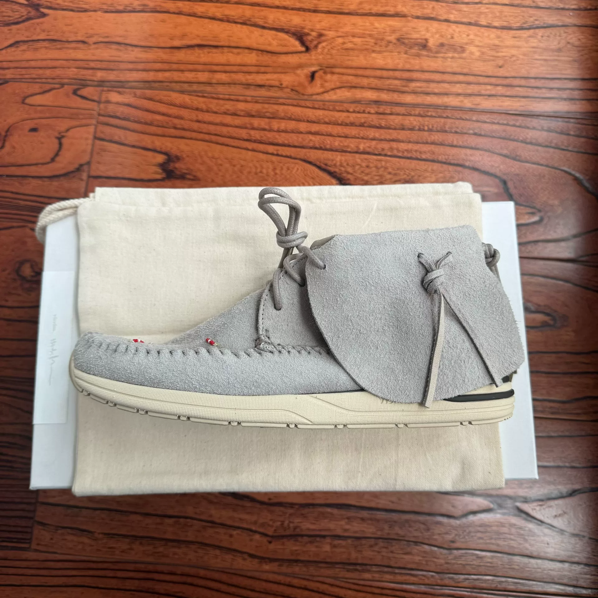 Visvim 23ss FBT Lhamo Folk Casual Shoes — detail