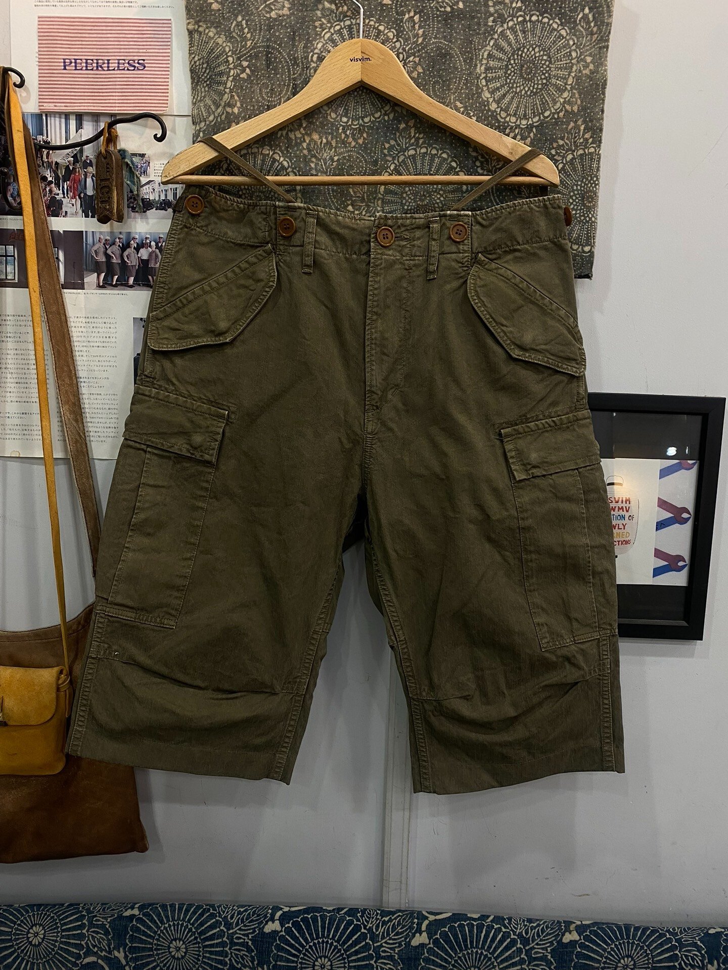VISVIM 22SS EIGER SANCTION SHORTS