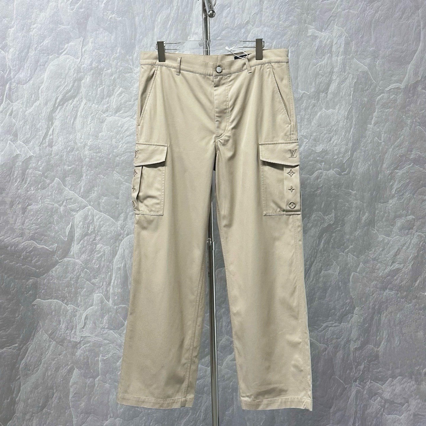 Louis Vuitton SS26 3D Embroidered Cargo Pants