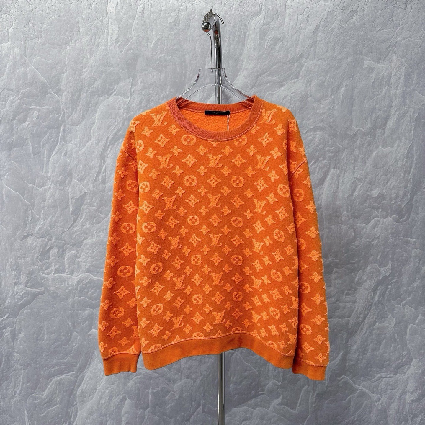 Louis Vuitton Monogram Flocked Sweatshirt XL