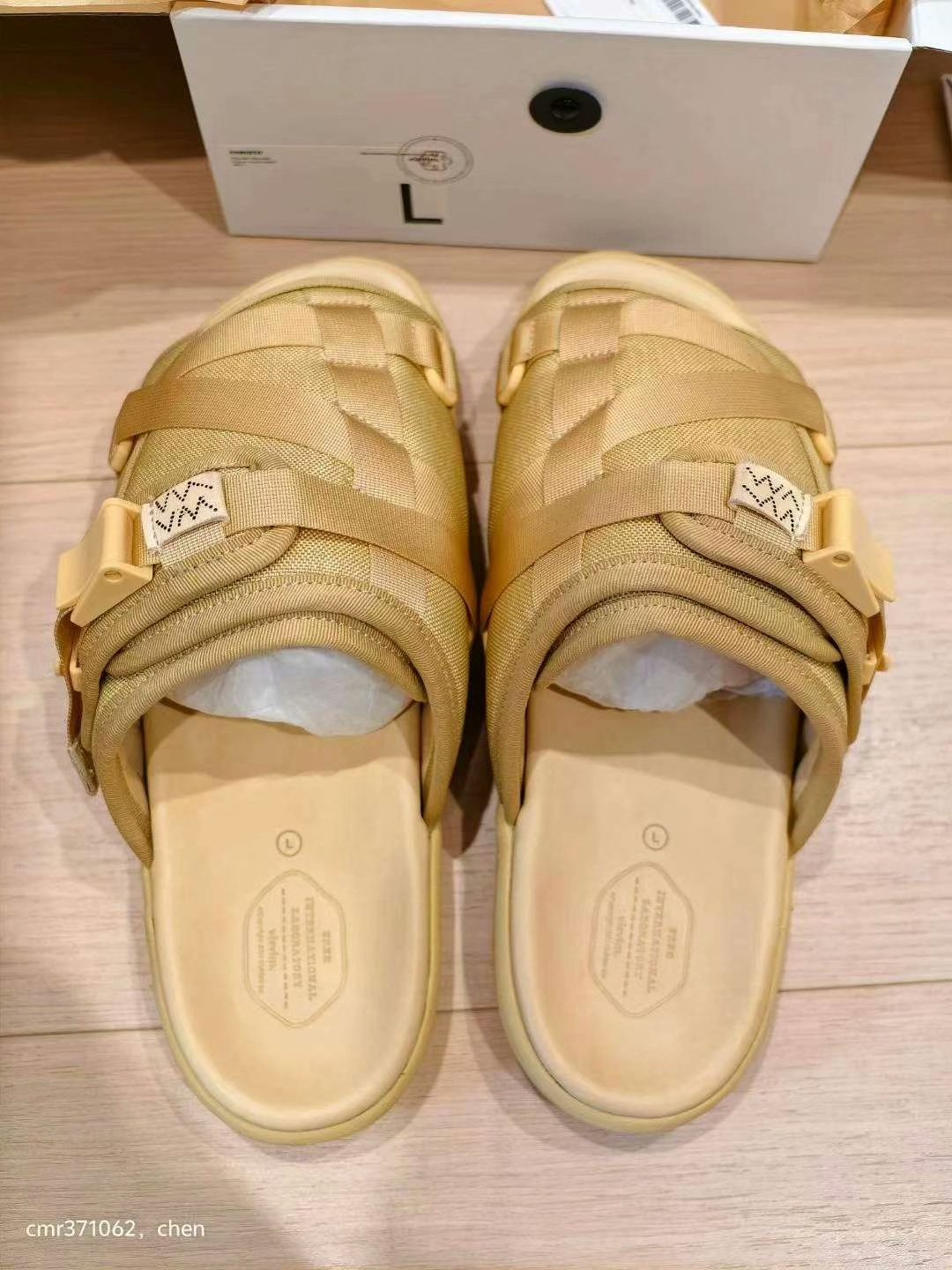 Visvim 25AW Spot Christo Slippers — back