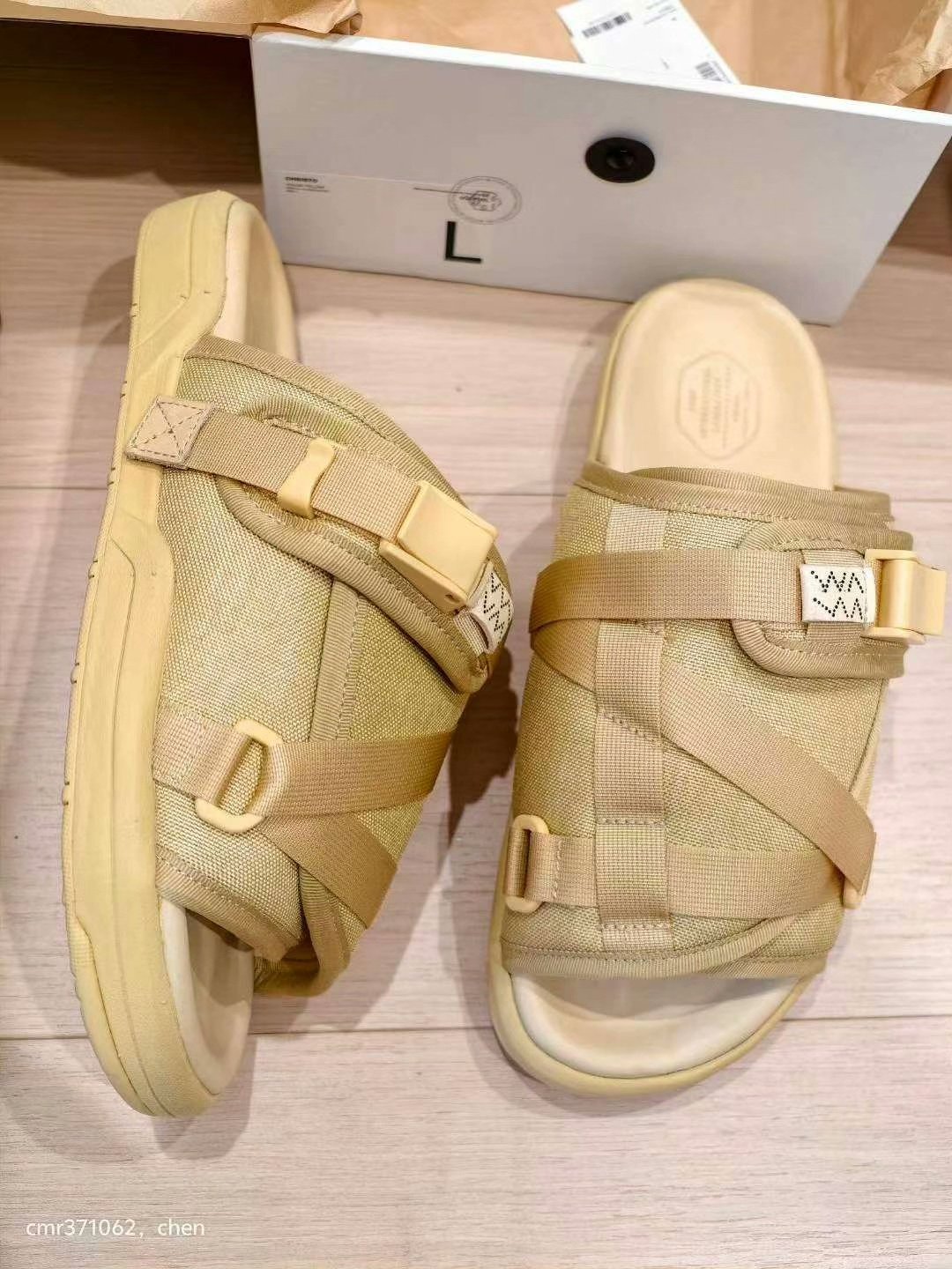Visvim 25AW Spot Christo Slippers — front