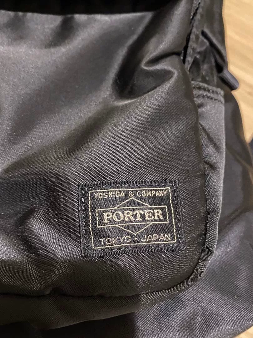 Porter Tanker Black Backpack — detail