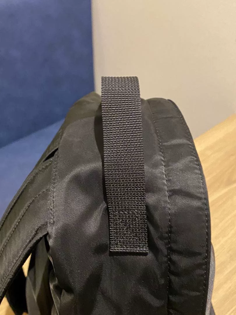 Porter Tanker Black Backpack — back