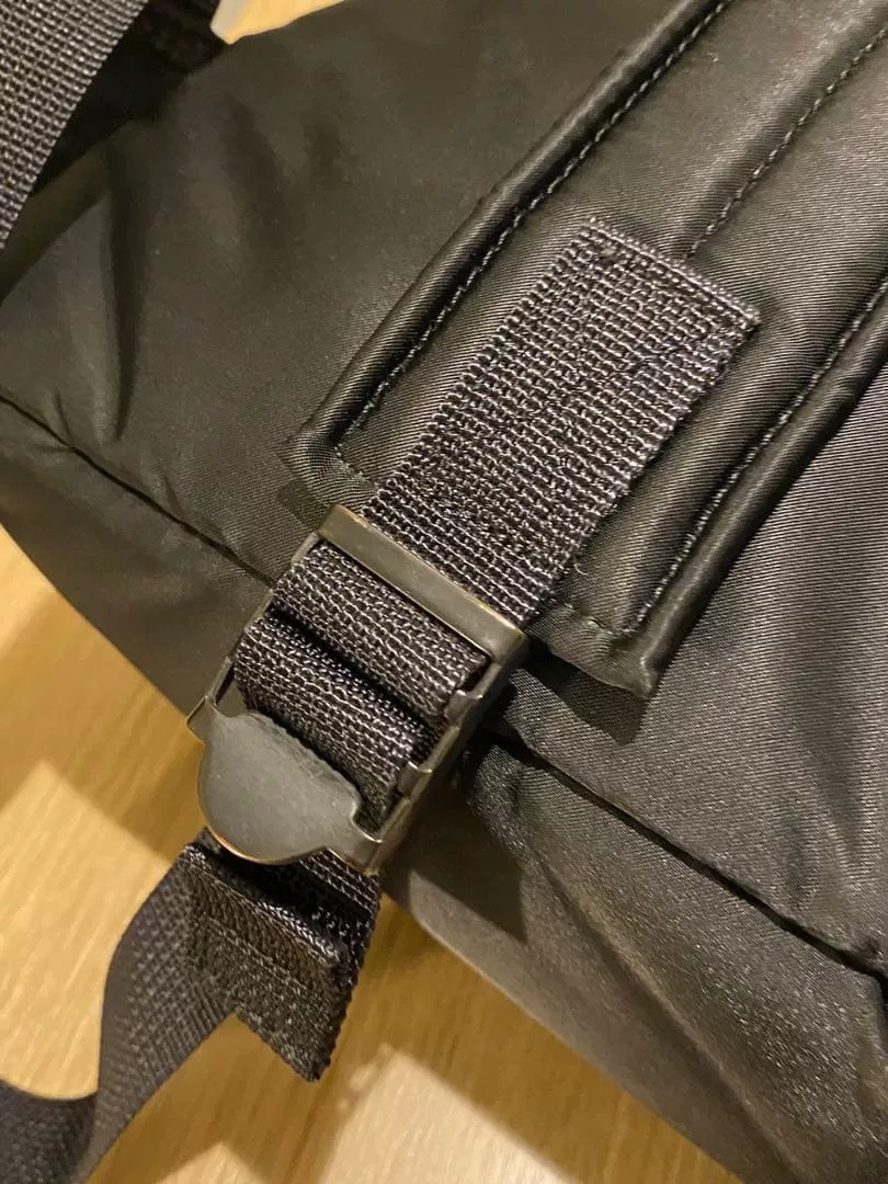 Porter Tanker Black Backpack — label