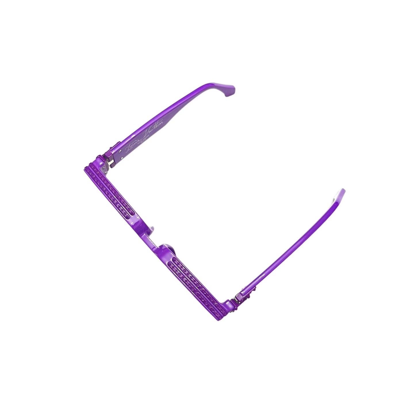 Louis Vuitton Purple Millionaire Sunglasses — back