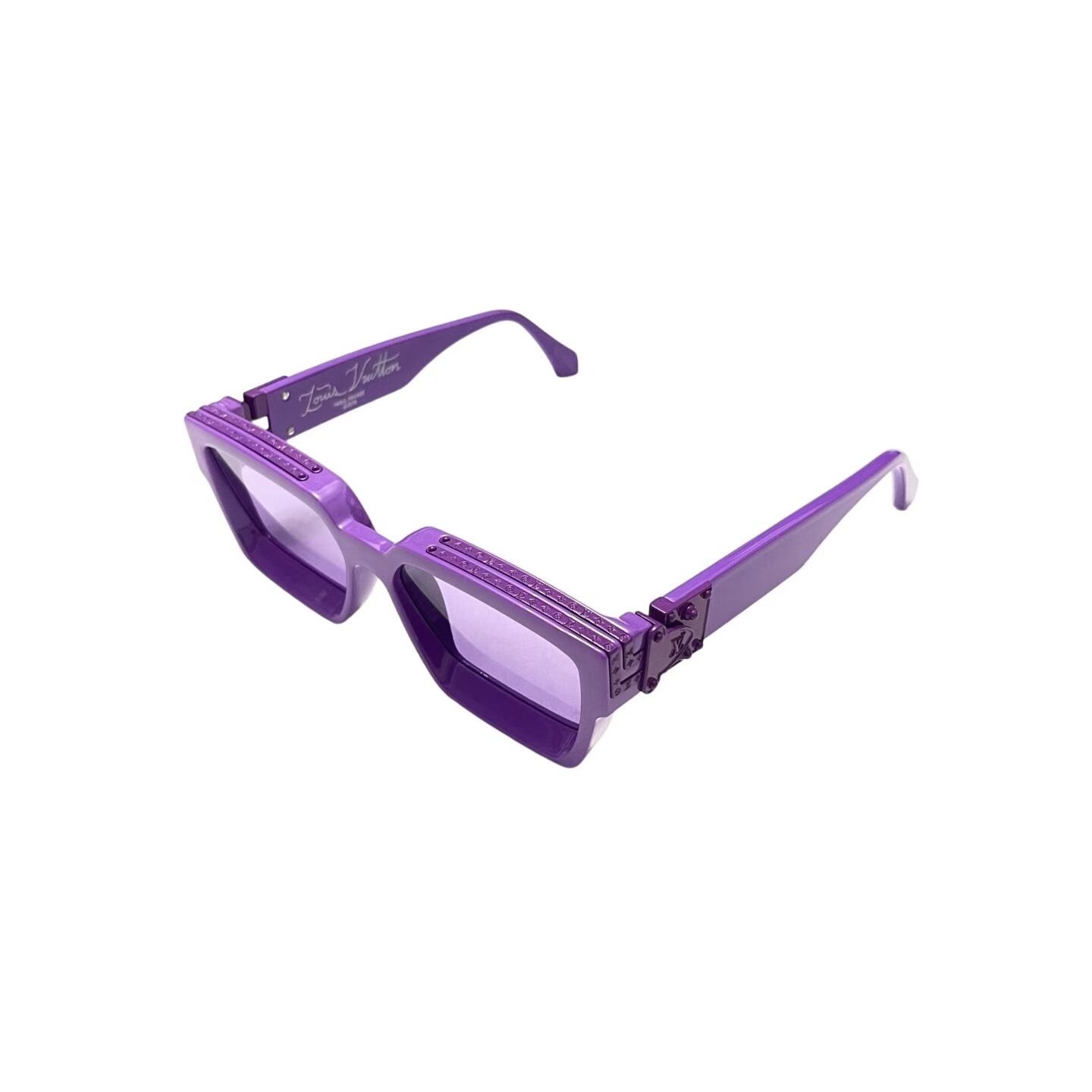 Louis Vuitton Purple Millionaire Sunglasses — front