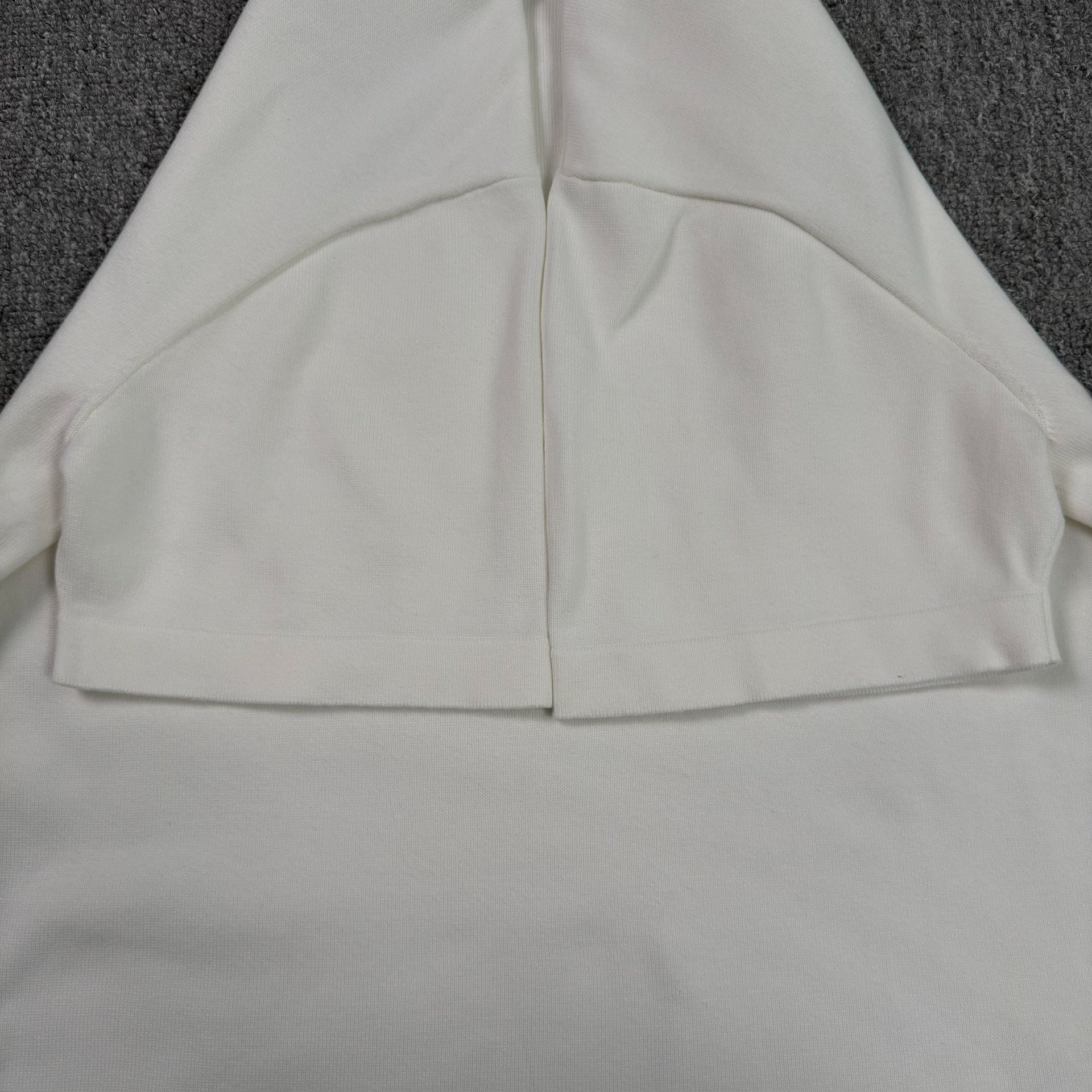Louis Vuitton White Embroidered Logo T-shirt — back
