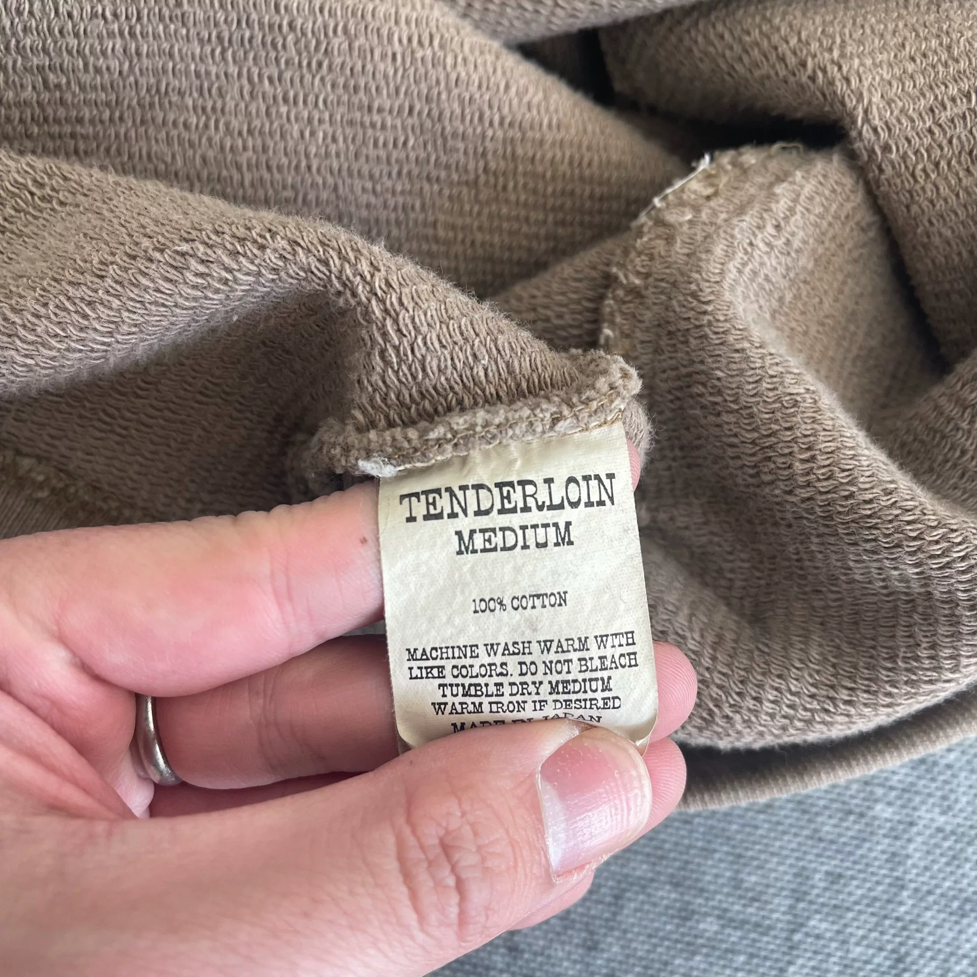 Tenderloin k7 Washed Sweatshirt — back