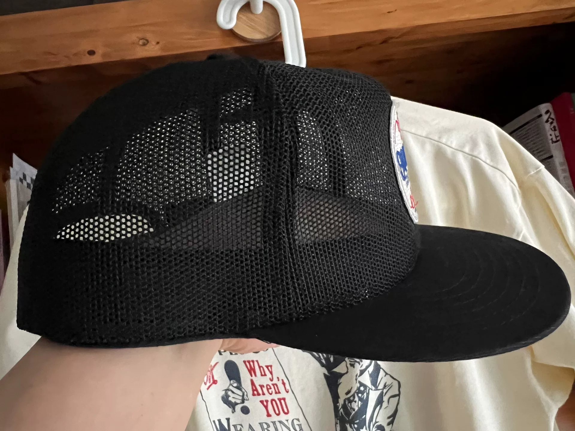 Mesh Trucker Baseball Cap Made Japan — detail