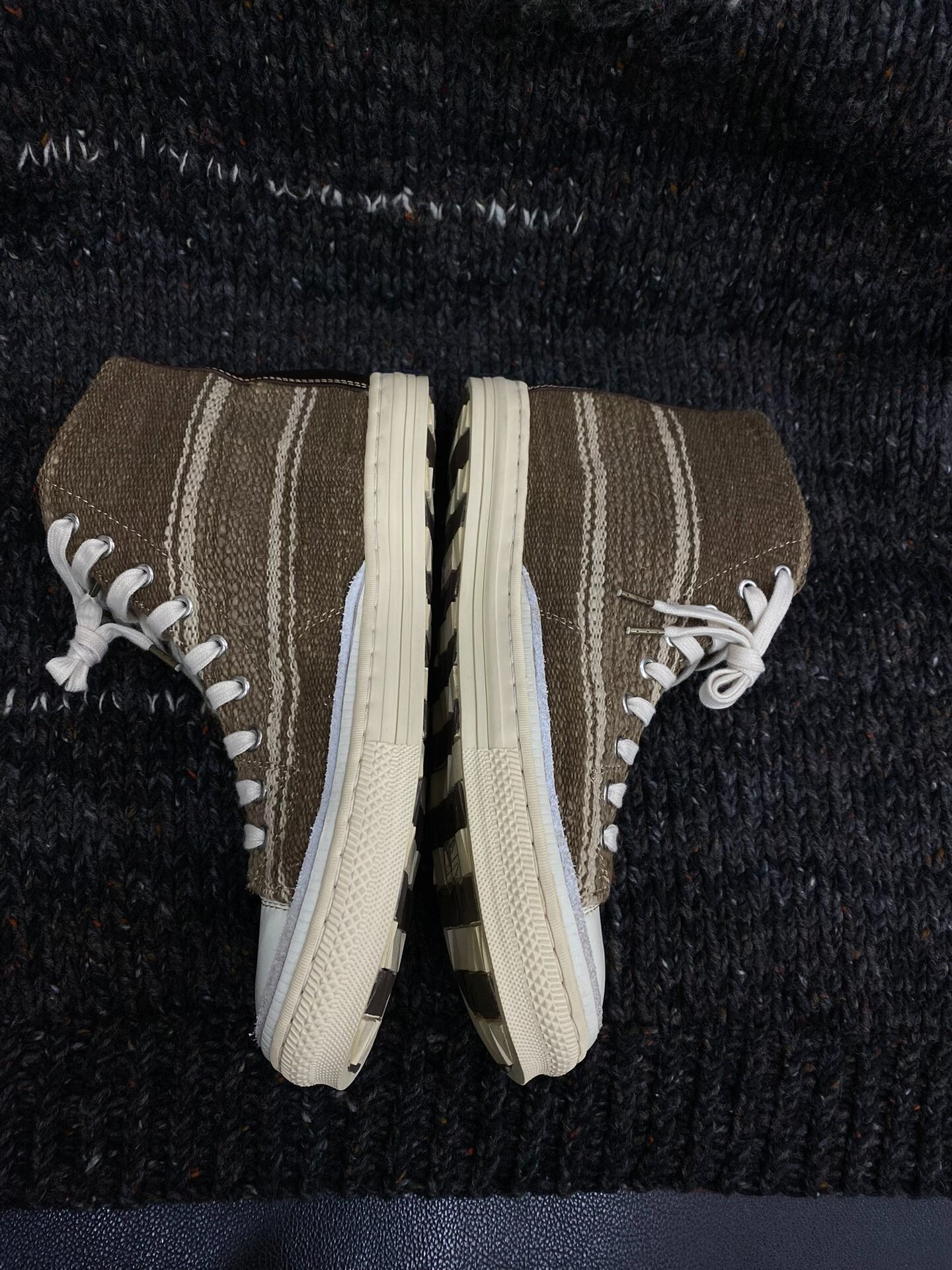 VISVIM 13SS Lauda Nature Dye Folk High-Top — front