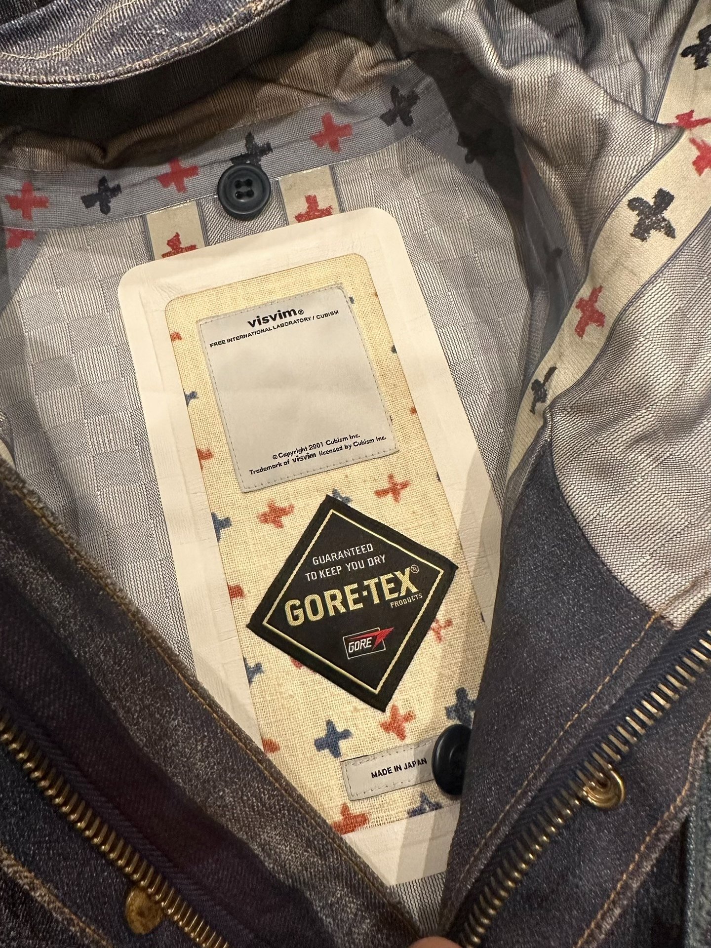 Visvim 13AW Oglala 3L Gore-Tex Parka — detail