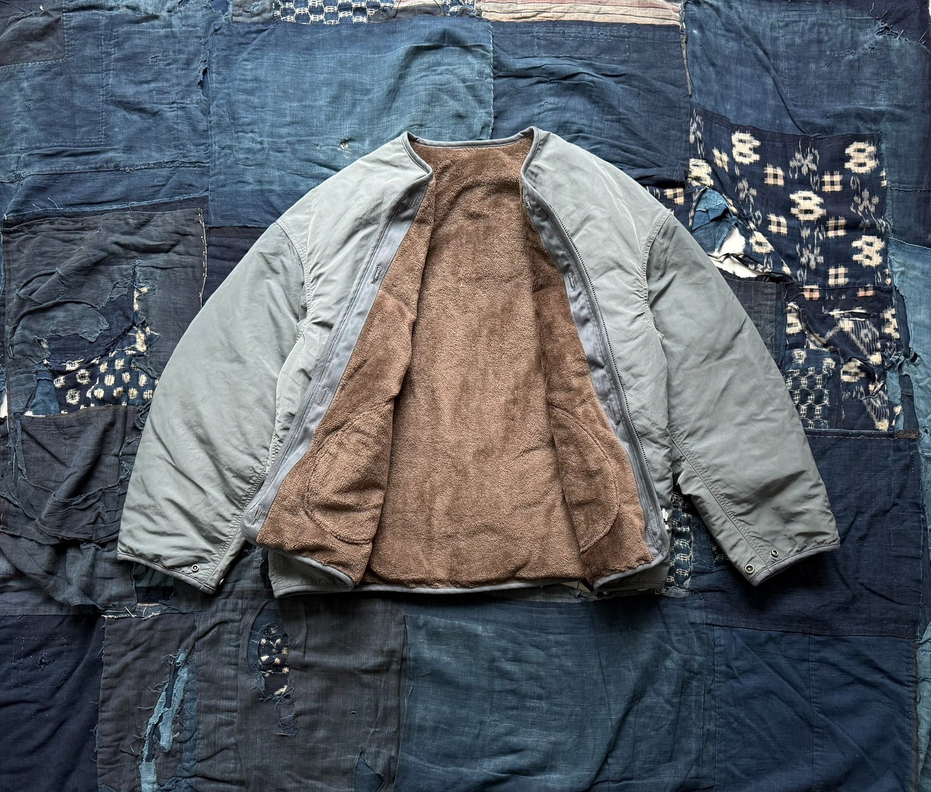 VISVIM 26SS SPOT IRIS LINER JKT — front